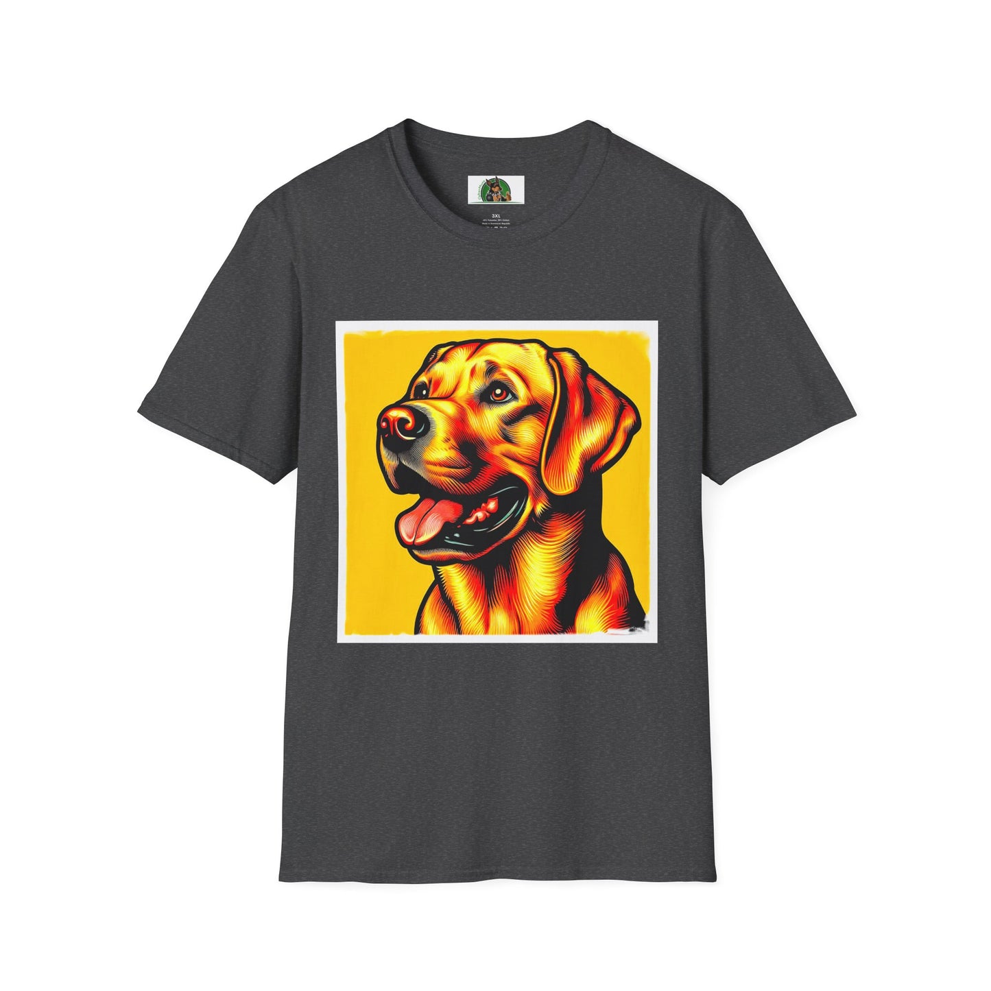 Labrador Retriever T-Shirt Printify XS Dark Heather 