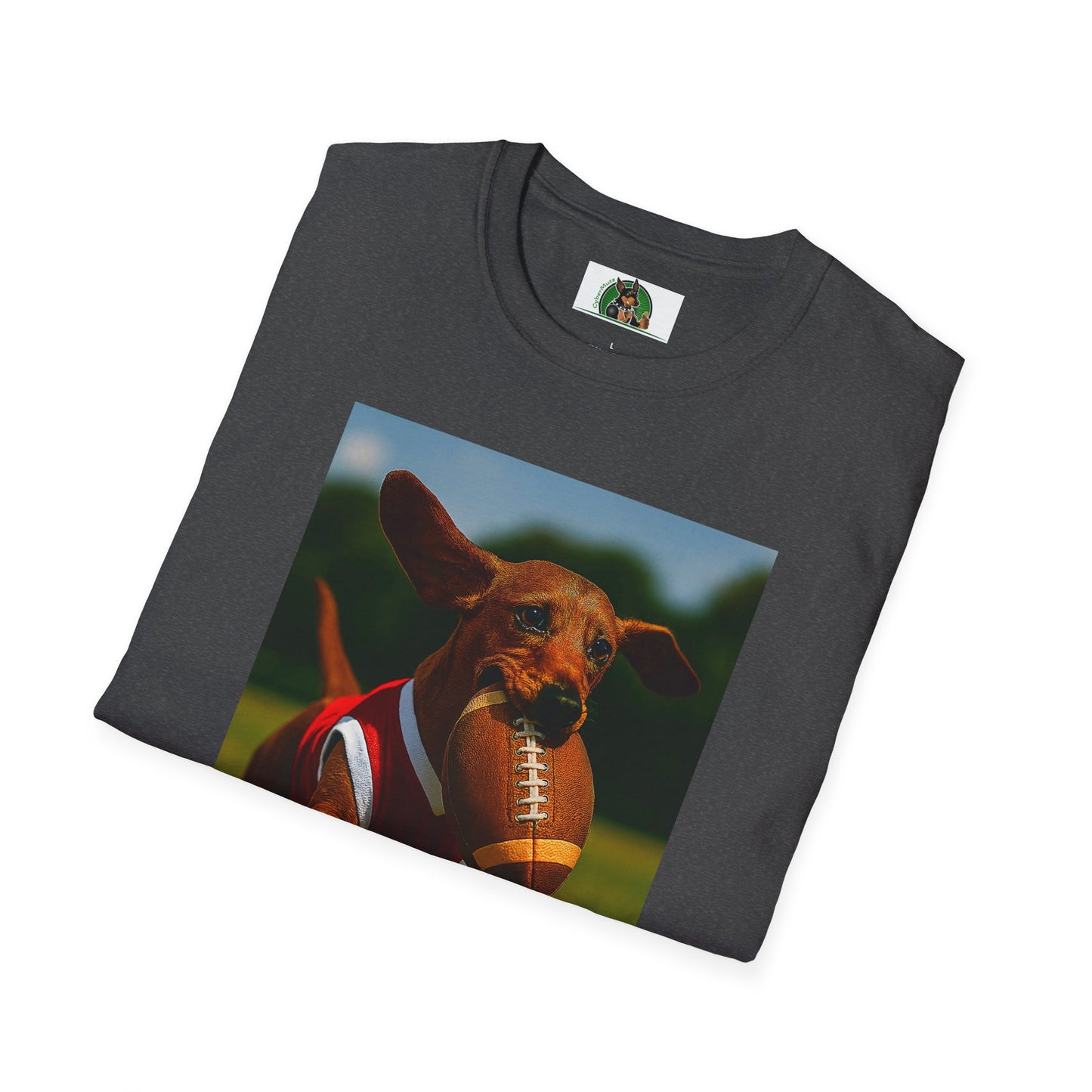 Sports Dachshund Soccer T-Shirt T-Shirt Printify