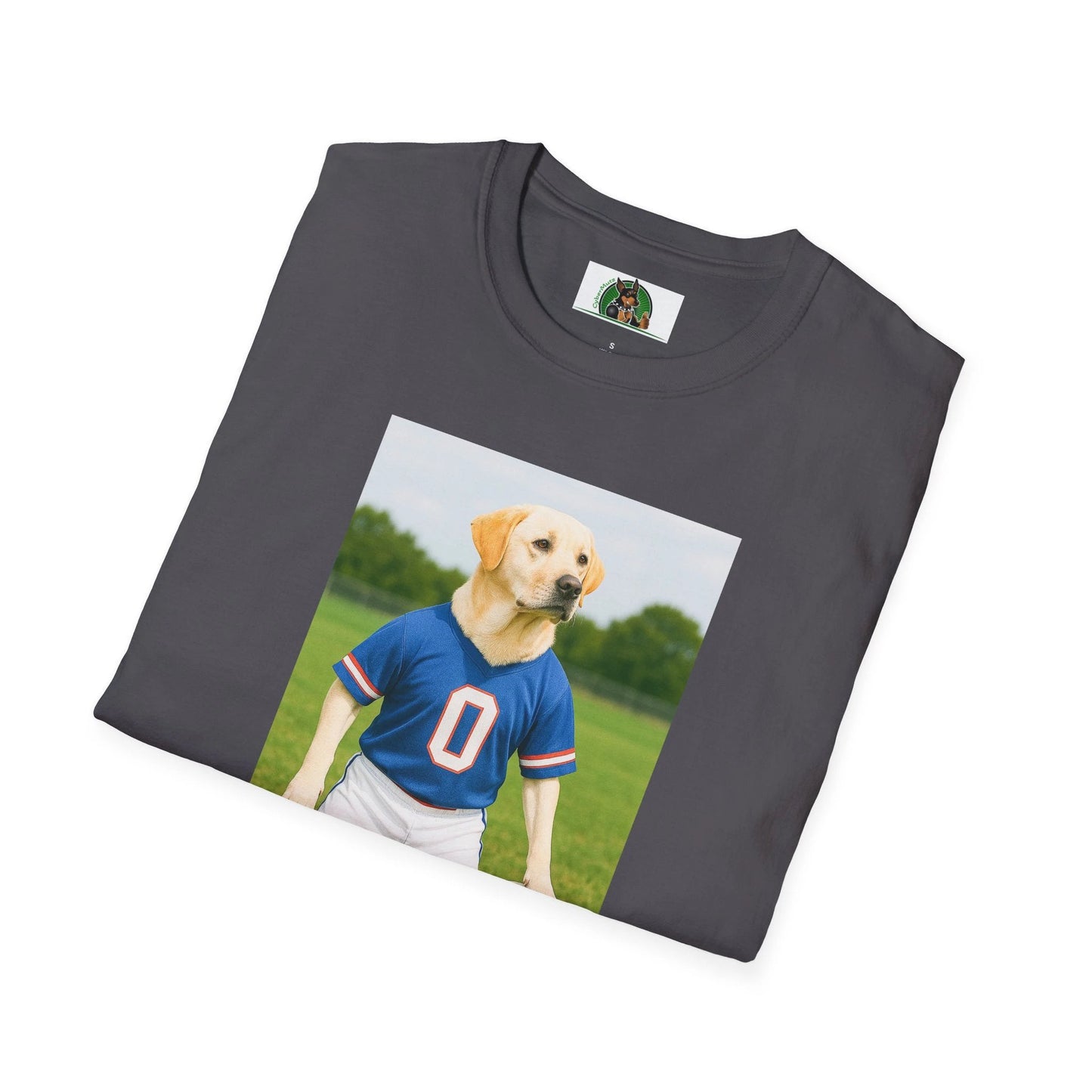 Labrador Retriever Soccer T-Shirt — Dog Lover Sports Tee T-Shirt Printify