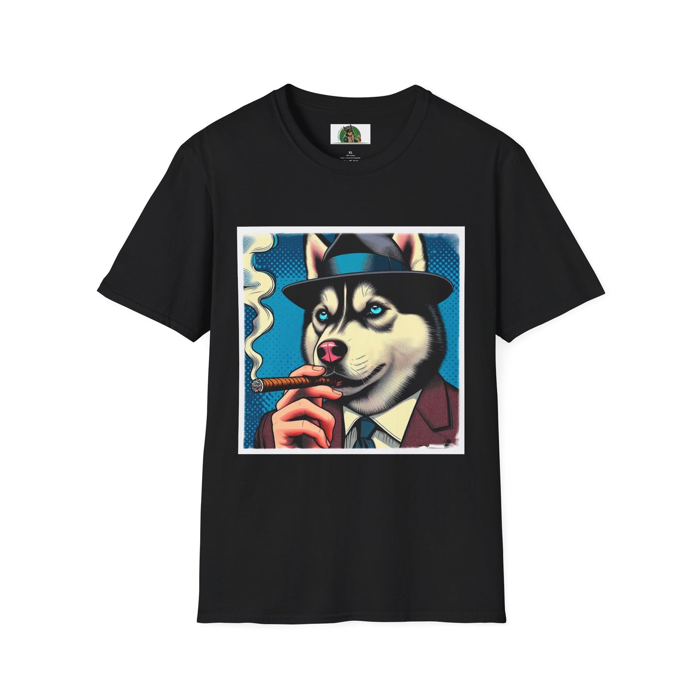 Husky T-Shirt Printify XS Black 