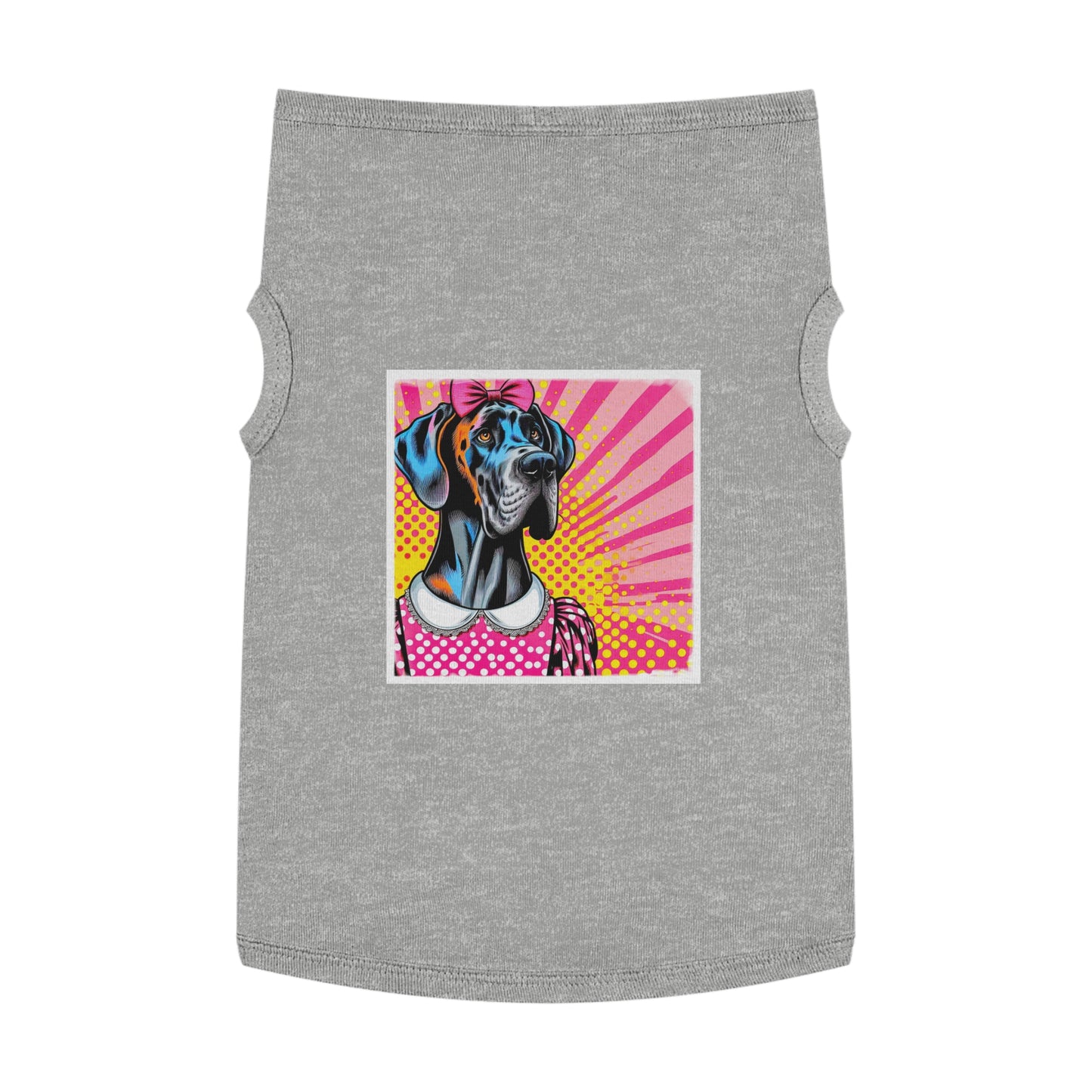 Pet Tank Top Great Dane Pets Printify XL Heather