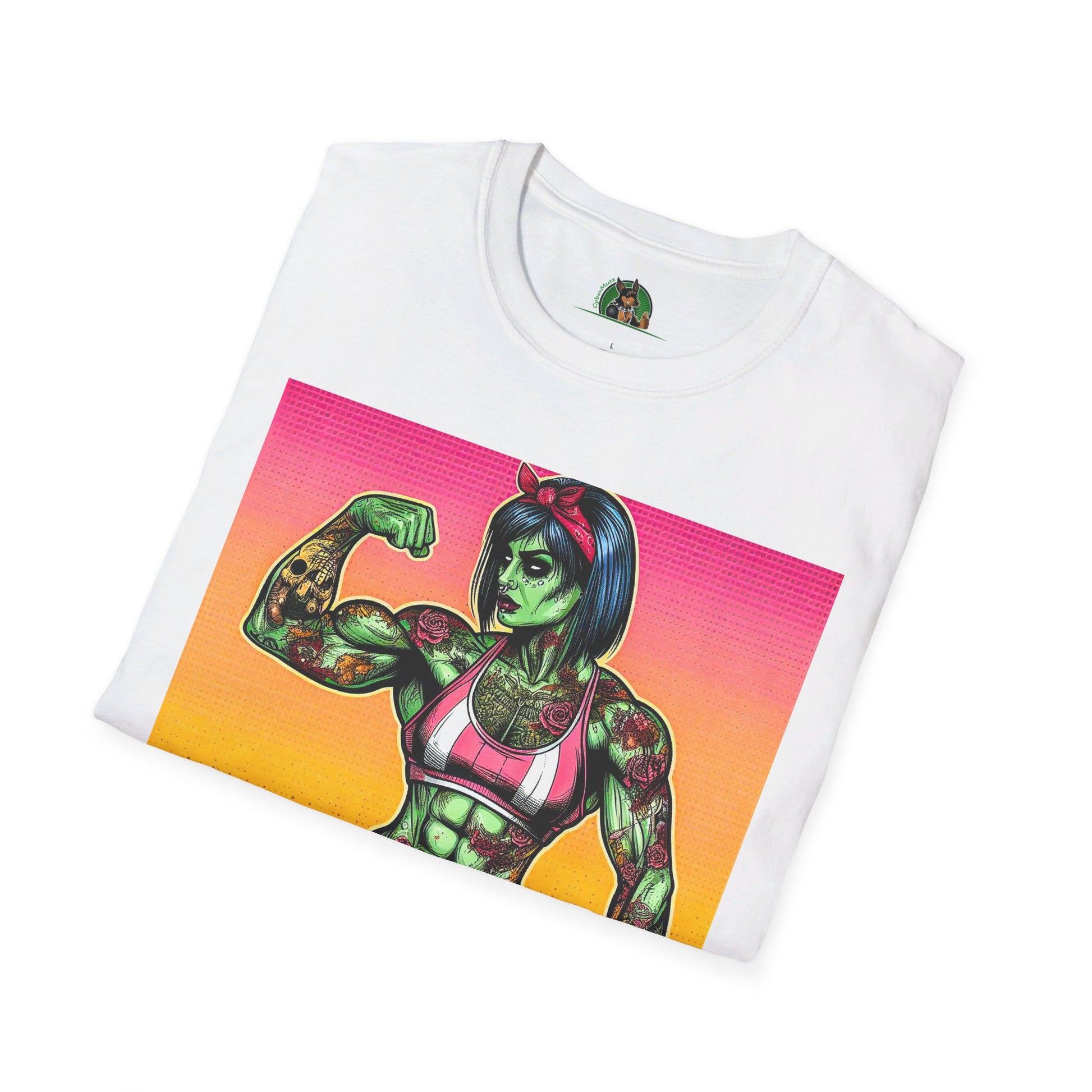 Zombie Girl T-Shirt Printify   