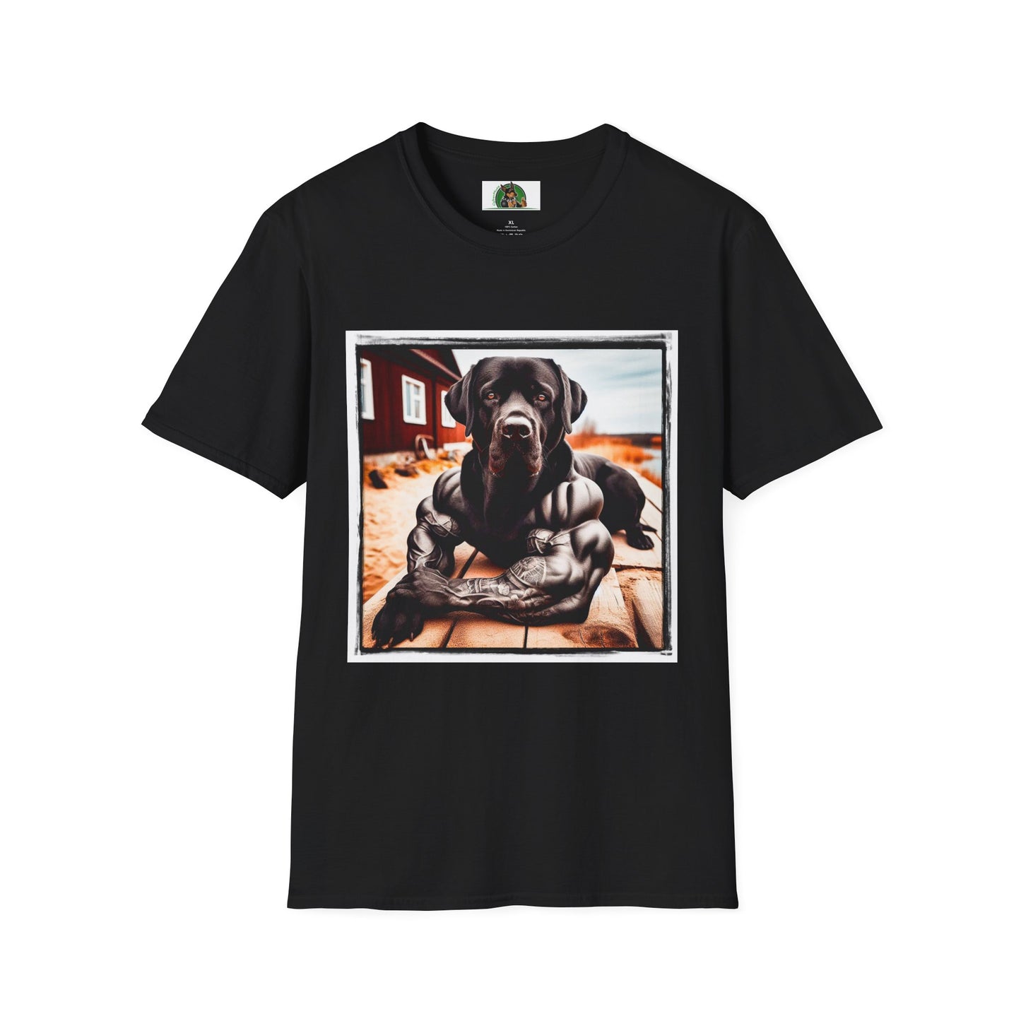 Labrador Retriever T-Shirt Printify XS Black 