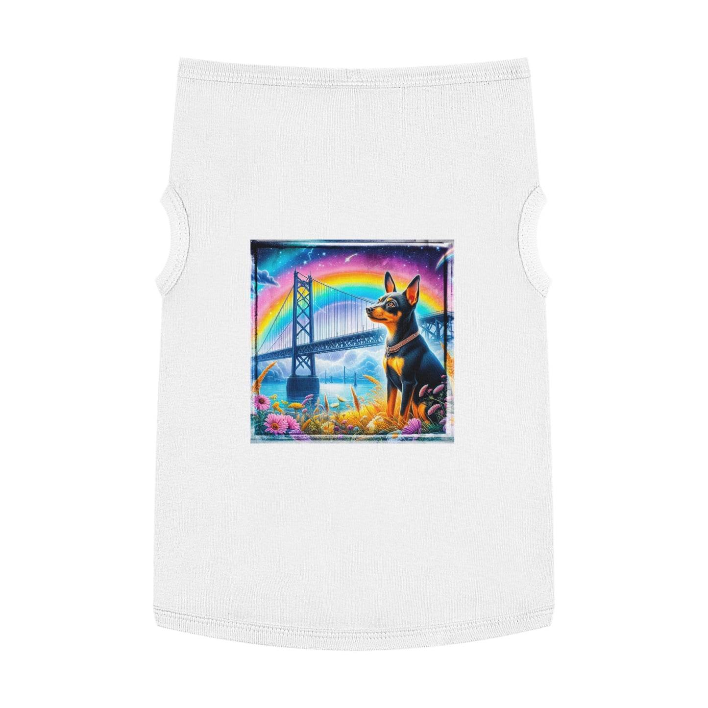 Pet Tank Top Rat Terrier Pets Printify   