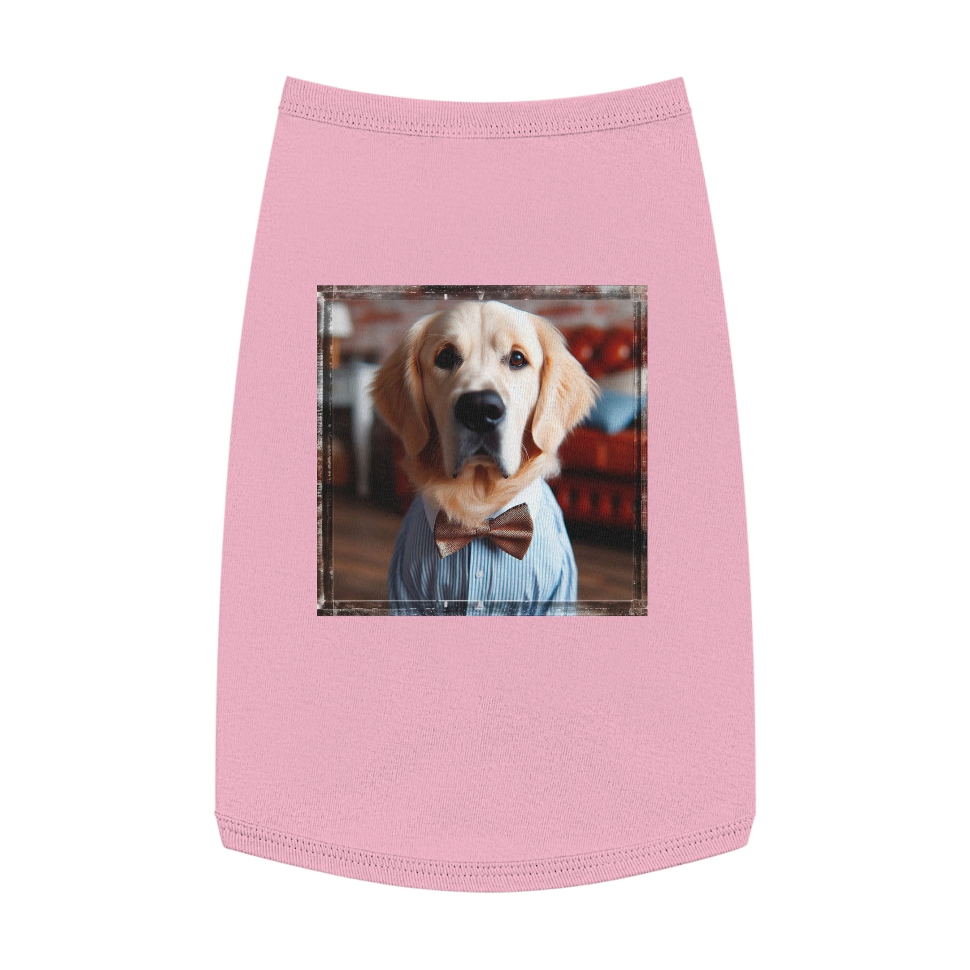 Golden Retriever pet tank top Pets Printify   