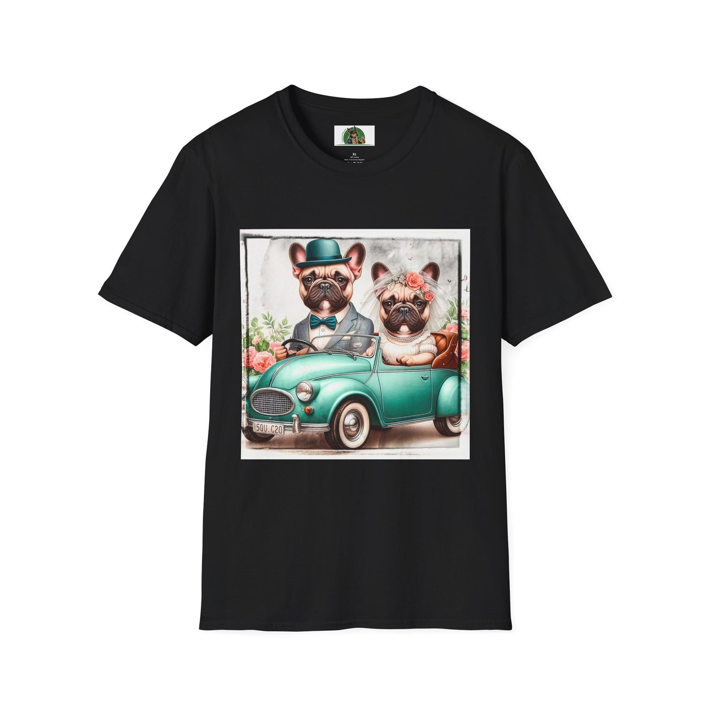 Wacky French Bulldog T-Shirt Printify XS Black