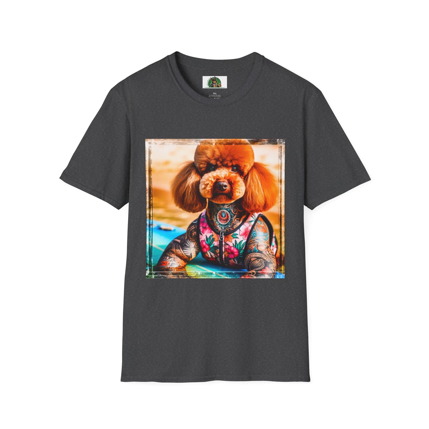 Poodle T-Shirt Printify XS Dark Heather