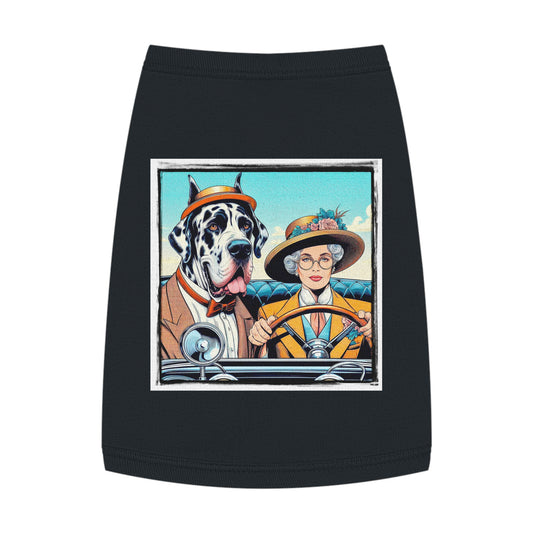 Pet Tank Top Great Dane Pets Printify M Black