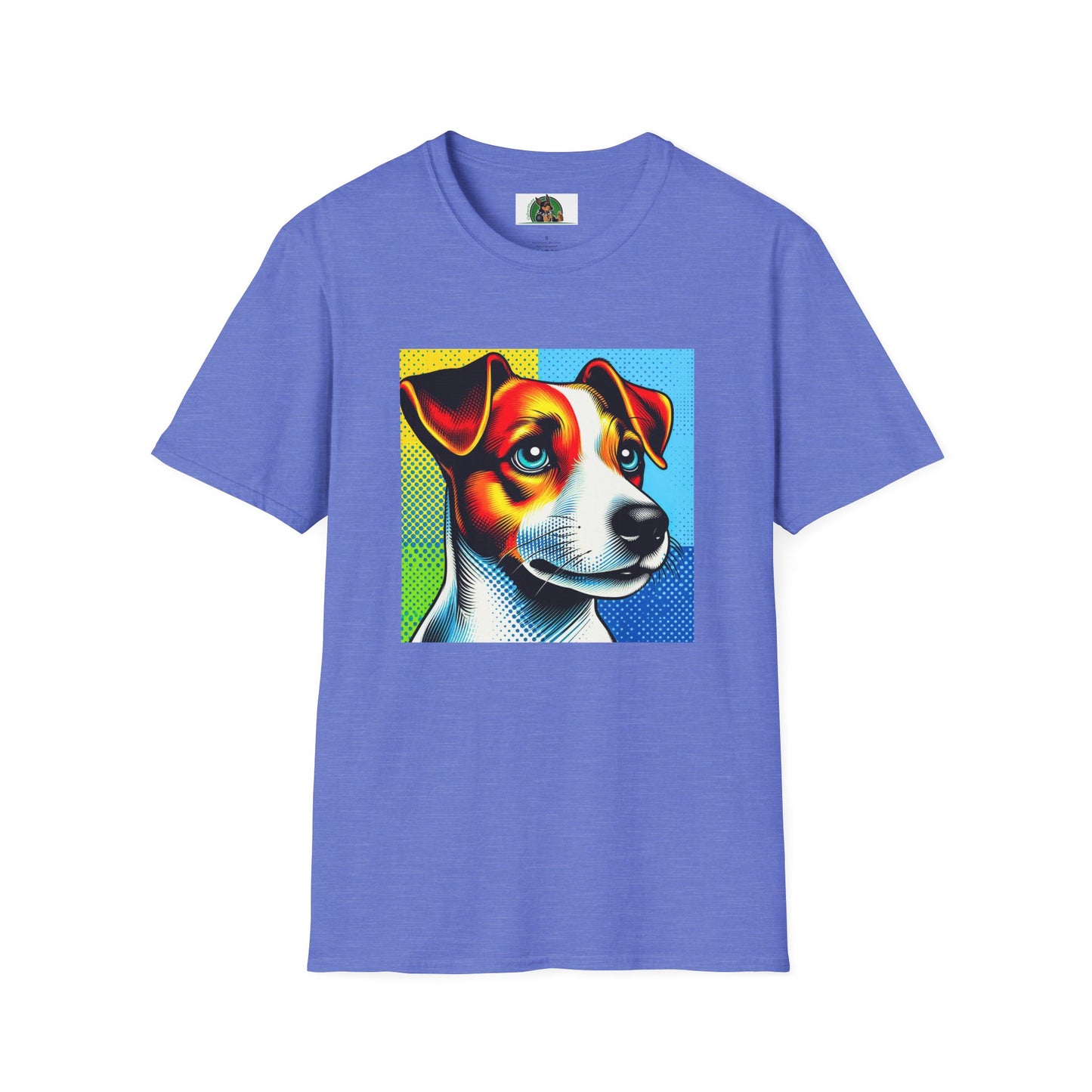 Jack Russell Colorful Pop Art T-Shirt Printify S Heather Royal