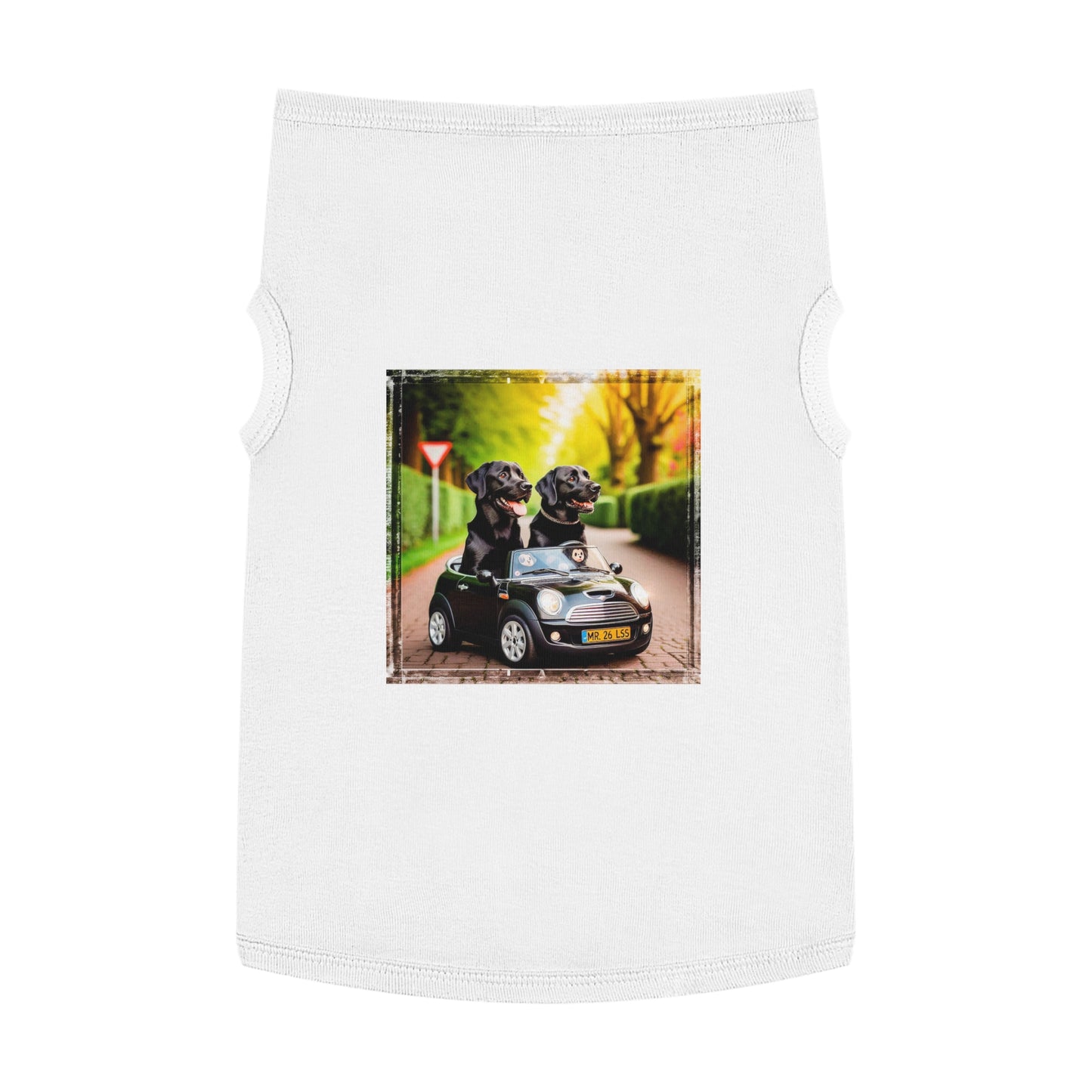 Wacky Pet Tank Top Labrador Retriever Pets Printify XL White 