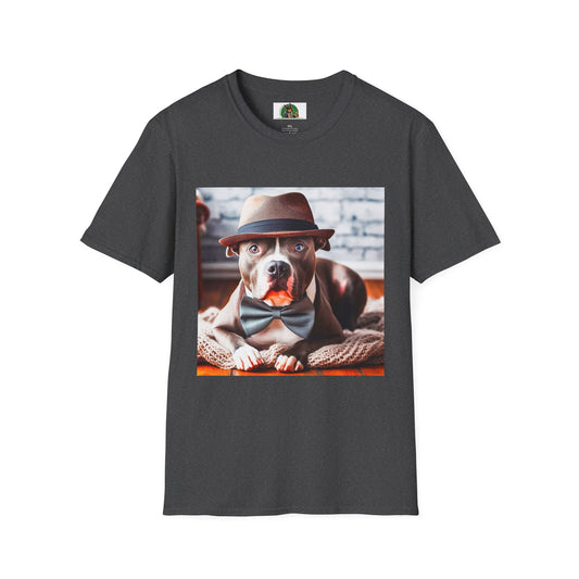 Pit Bull pretty boy shirt T-Shirt Printify XS Dark Heather