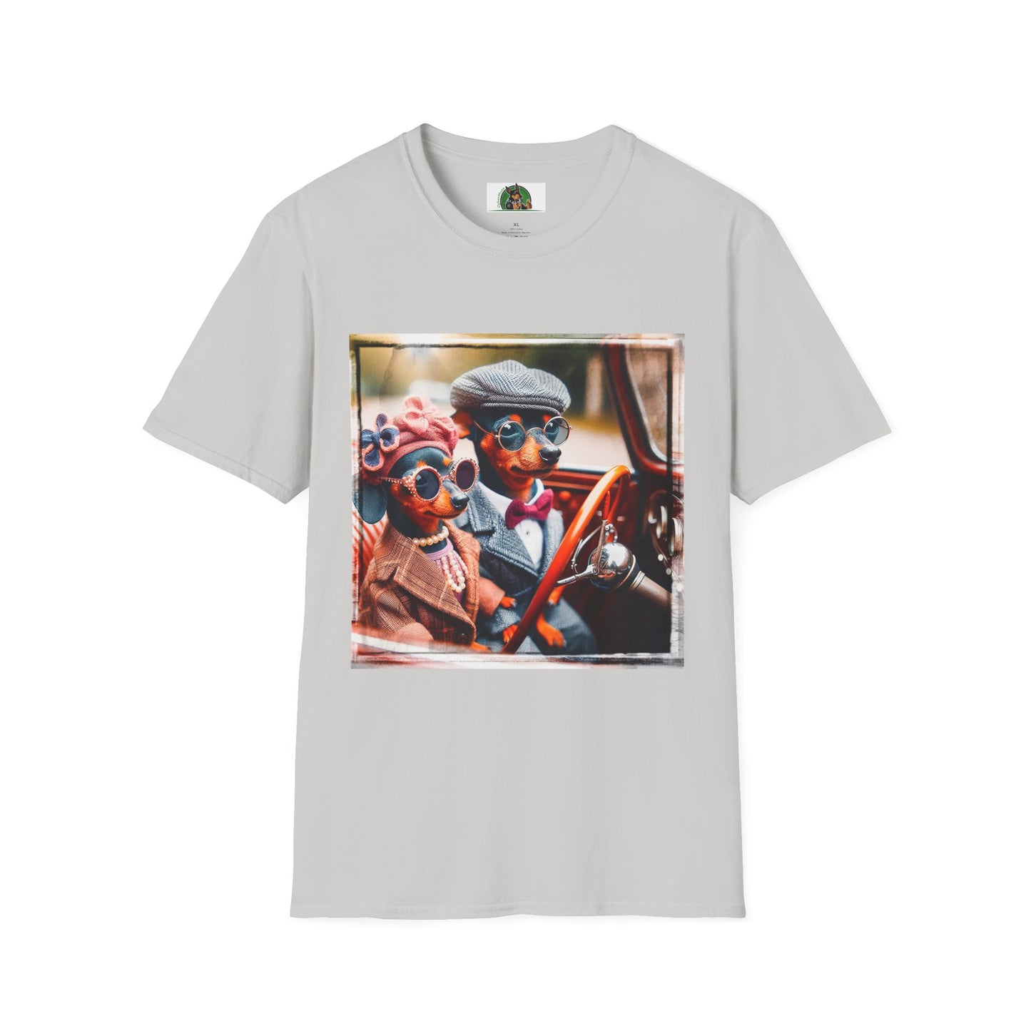 Wacky Min Pin T-Shirt T-Shirt Printify S Ice Grey 