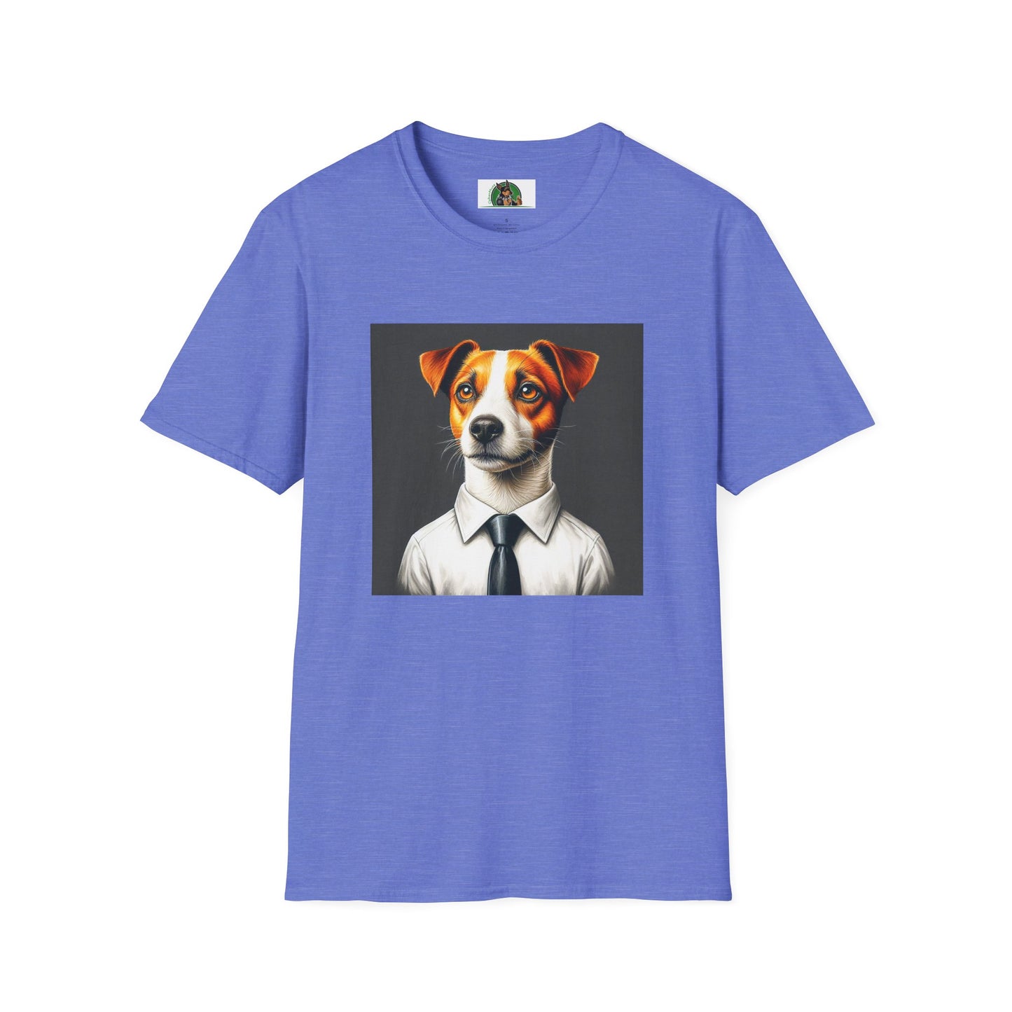Jack Russell T-Shirt Printify S Heather Royal