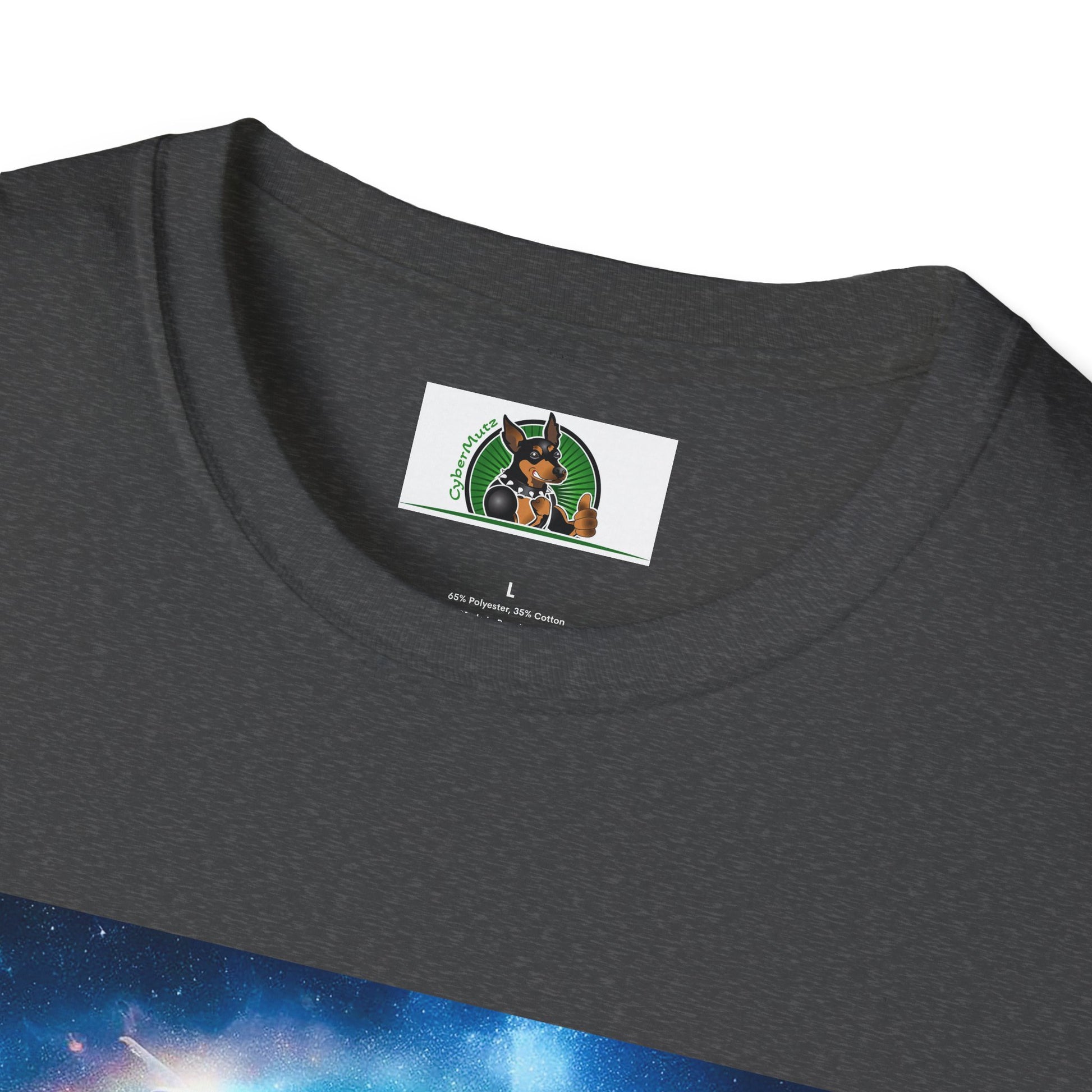 Jack Russell Moon And Dove Rainbow Bridge T-Shirt Printify