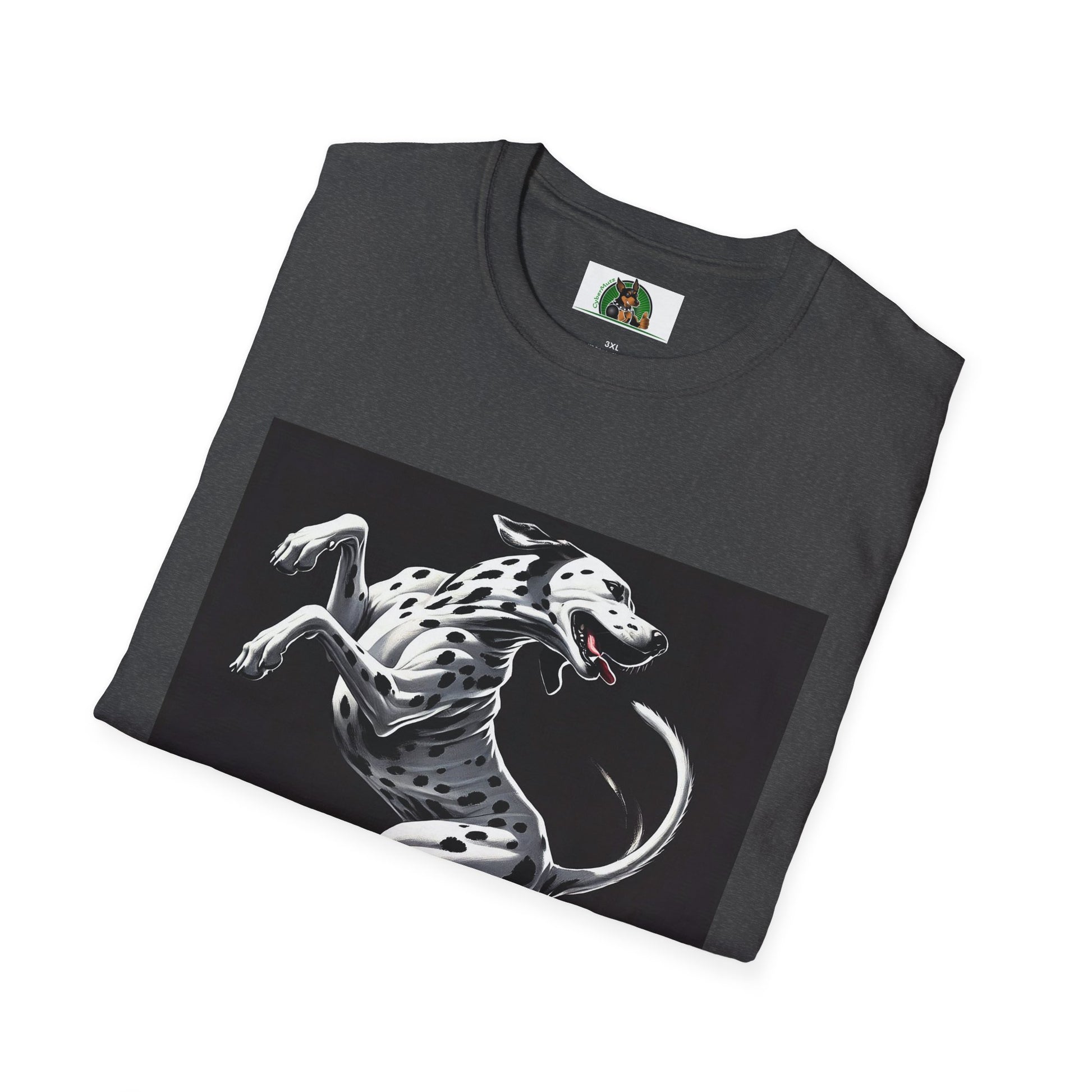 Dancing Dalmation Dog T-Shirt T-Shirt Printify