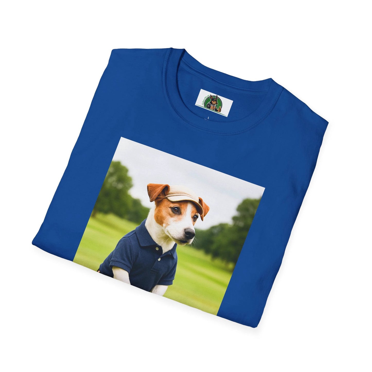 Jack Russell Golf Tee — Sports Dog T-Shirt T-Shirt Printify
