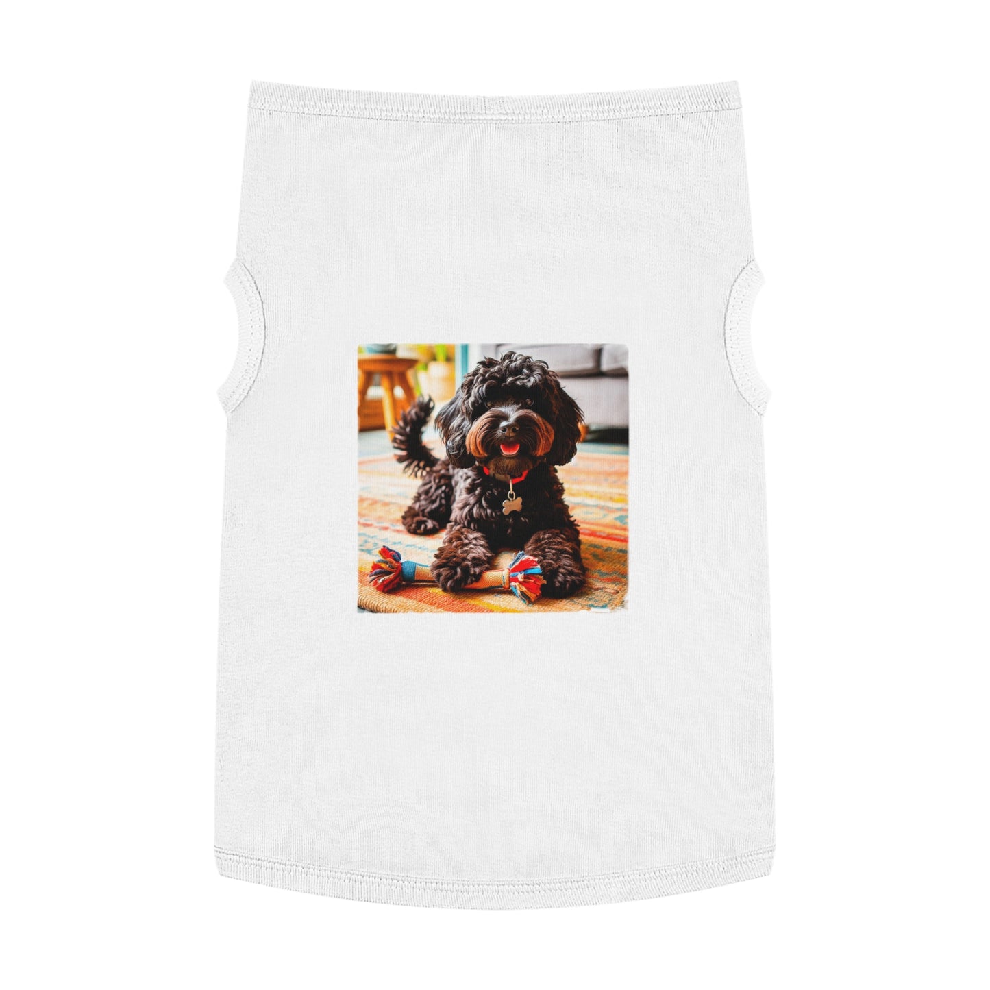 Pet Tank Top CockerPoo Pets Printify XL White