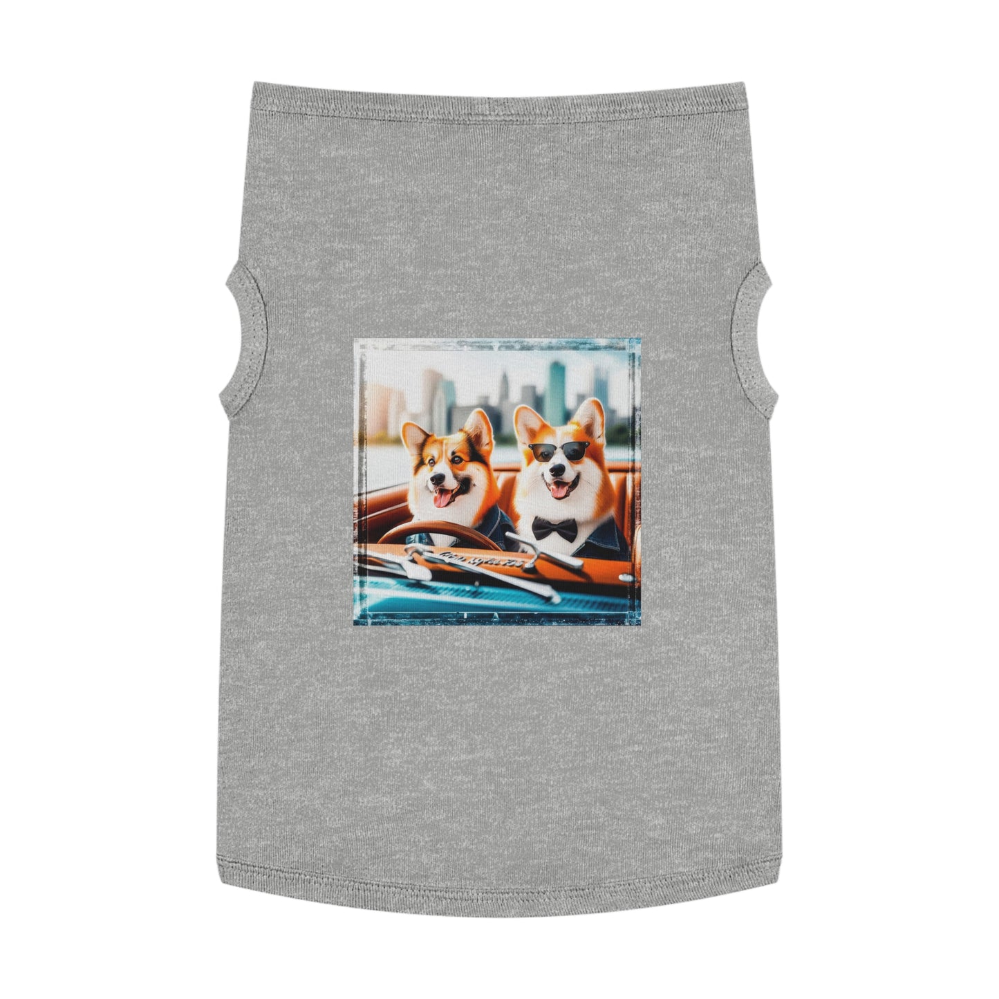 Wacky Pet Tank Top Pembroke Welsh Corgi Pets Printify XL Heather 