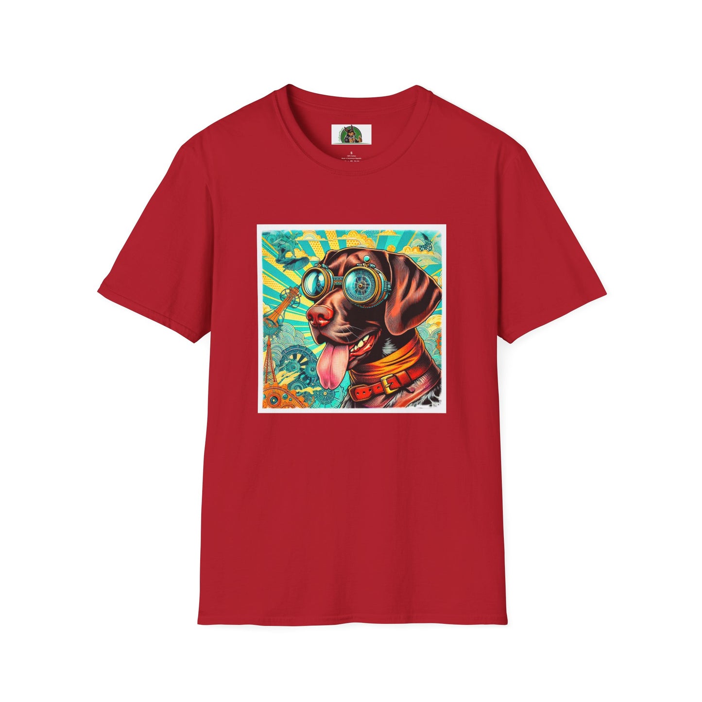 German Shorthaired Pointer T-Shirt Printify S Cherry Red 