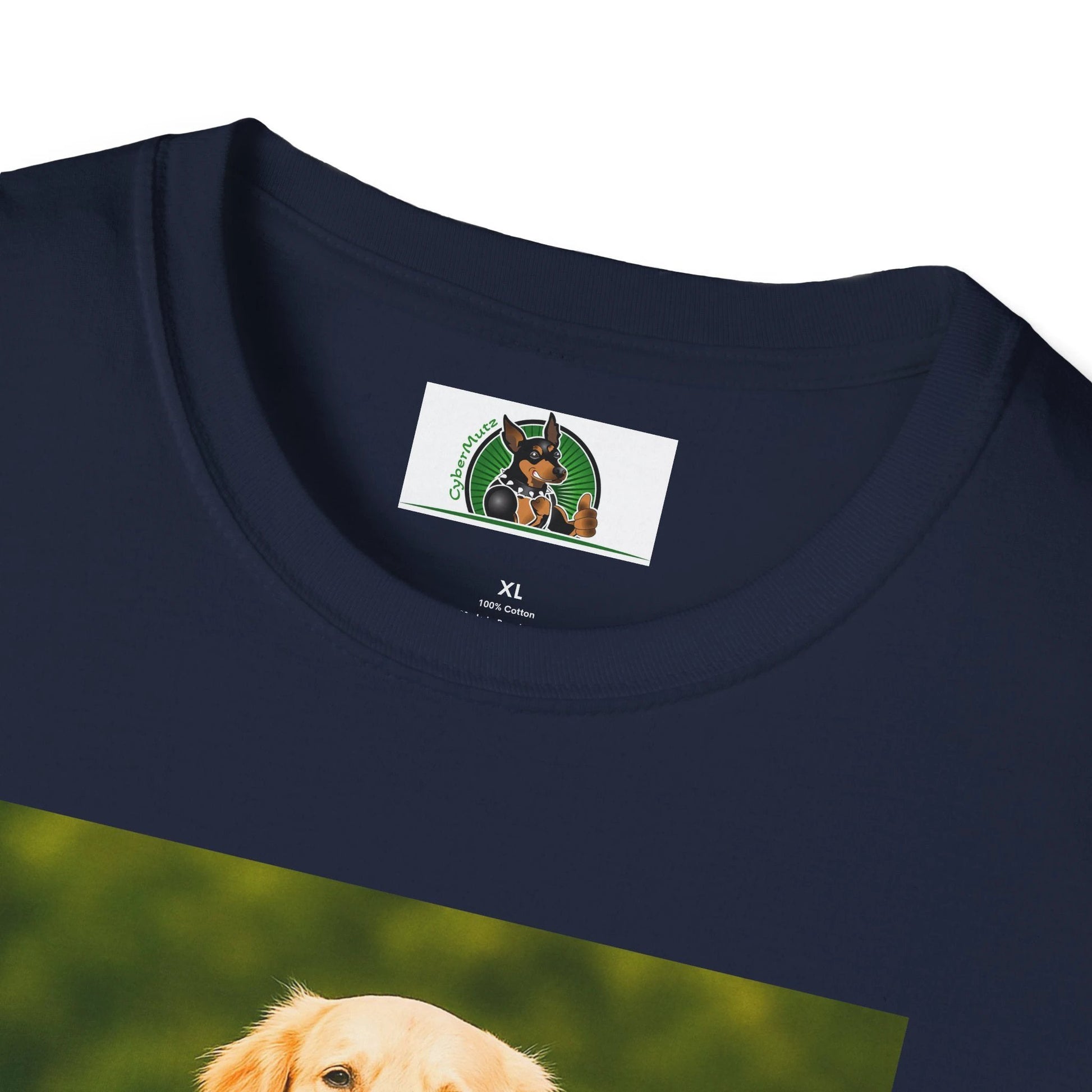 Golden Retriever Playing Soccer T-Shirt — Dog Soccer Tee Sports T-Shirt Printify