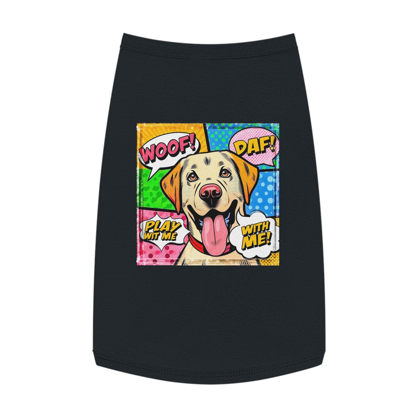 Wacky Pet Tank Top Labrador Retriever Pets Printify   