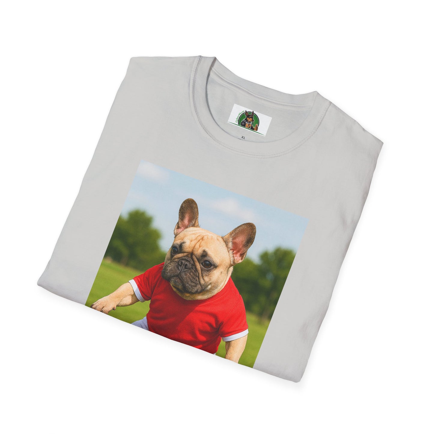 Sports Soccer French Bulldog T-Shirt
