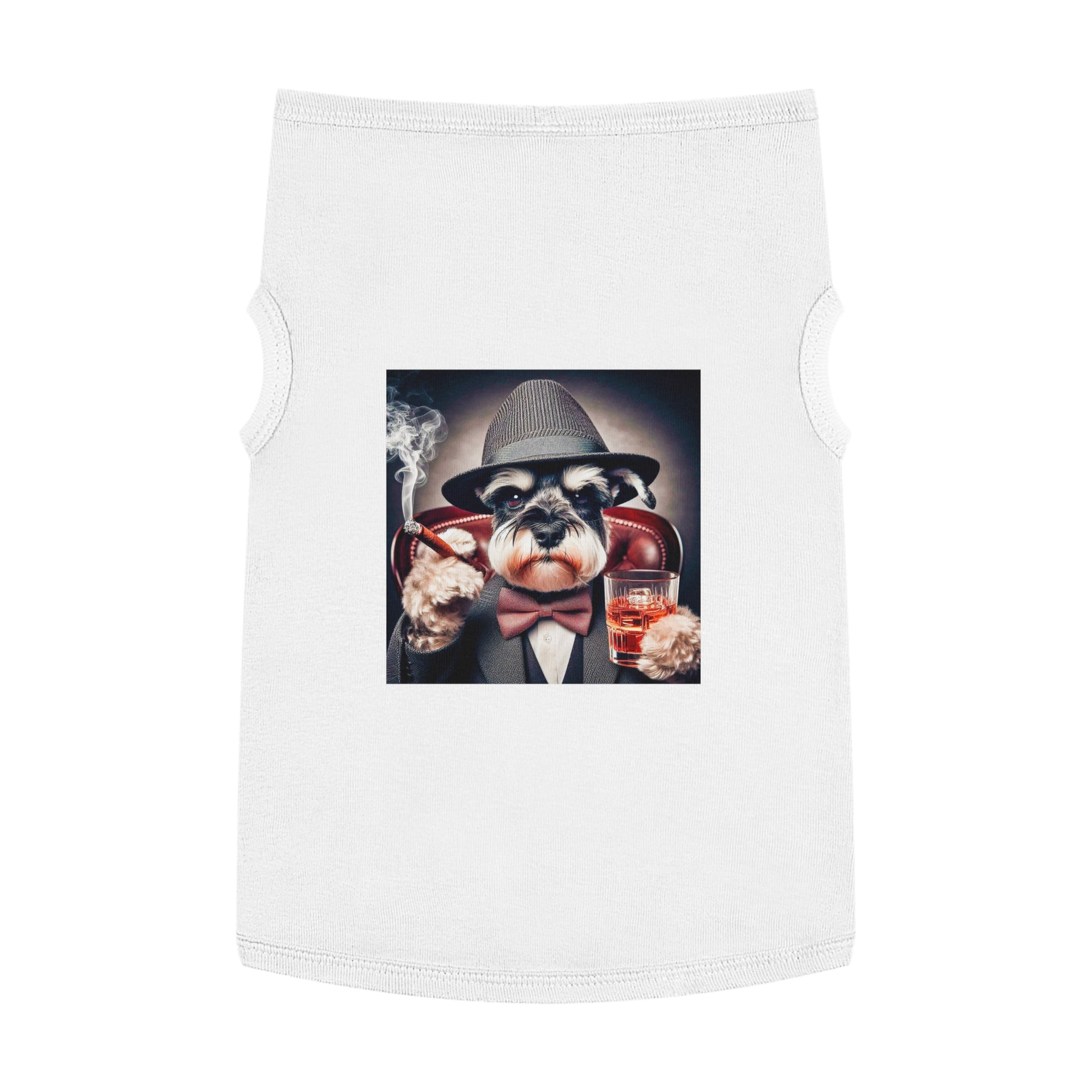 Pet Tank Top Miniature Schnauzer Pets Printify   