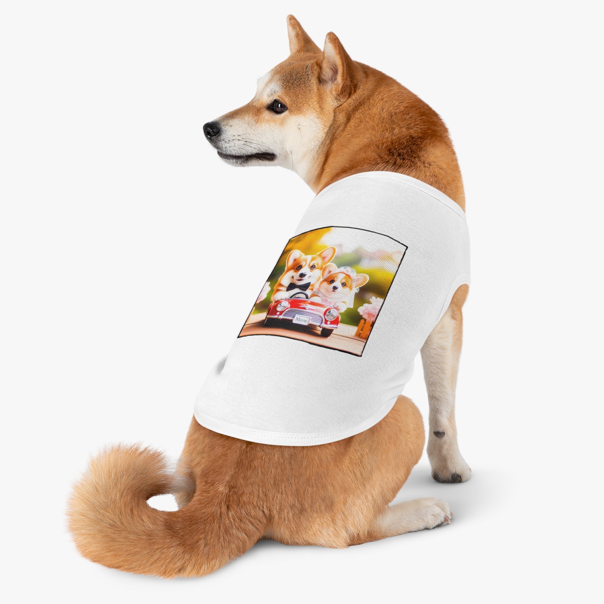 Wacky Pet Tank Top Pembroke Welsh Corgi Pets Printify   