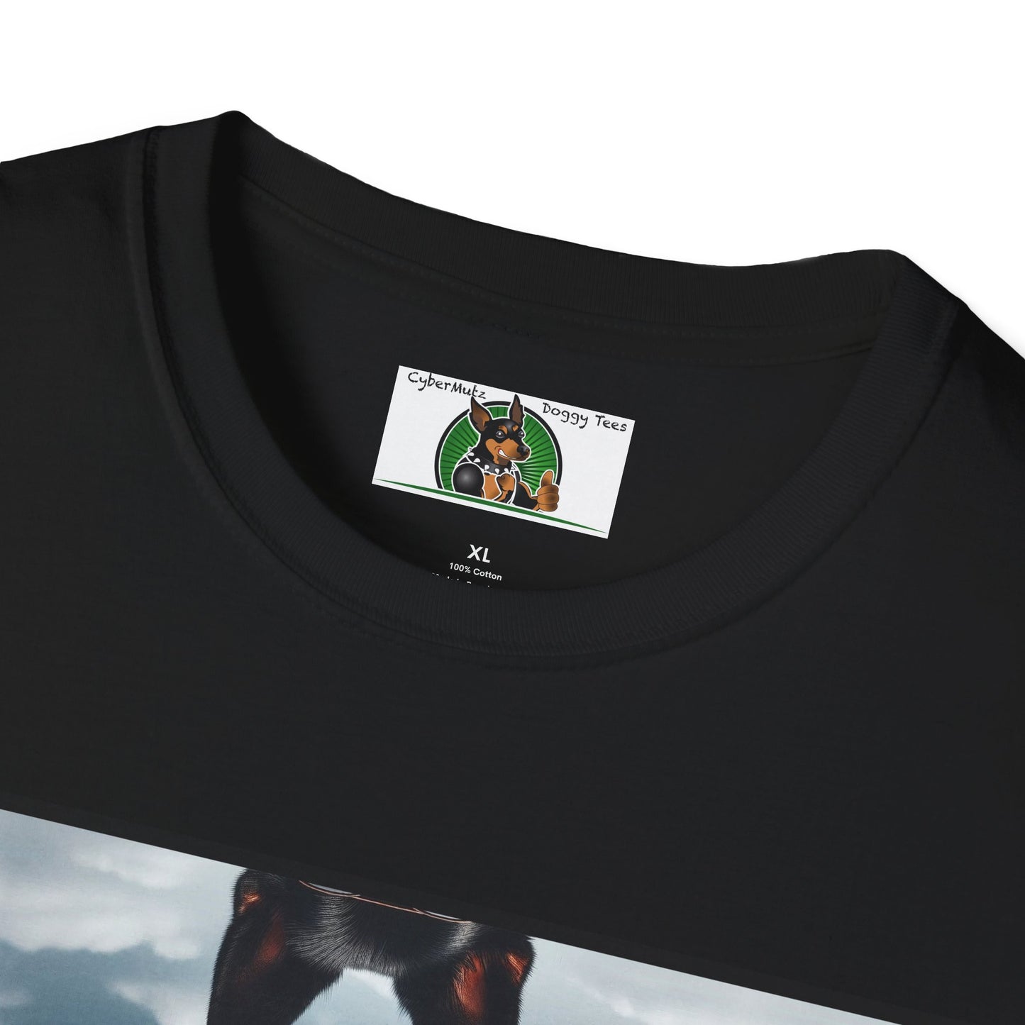 German Shepherd Agent Dog Unisex Softstyle T-Shirt T-Shirt Printify