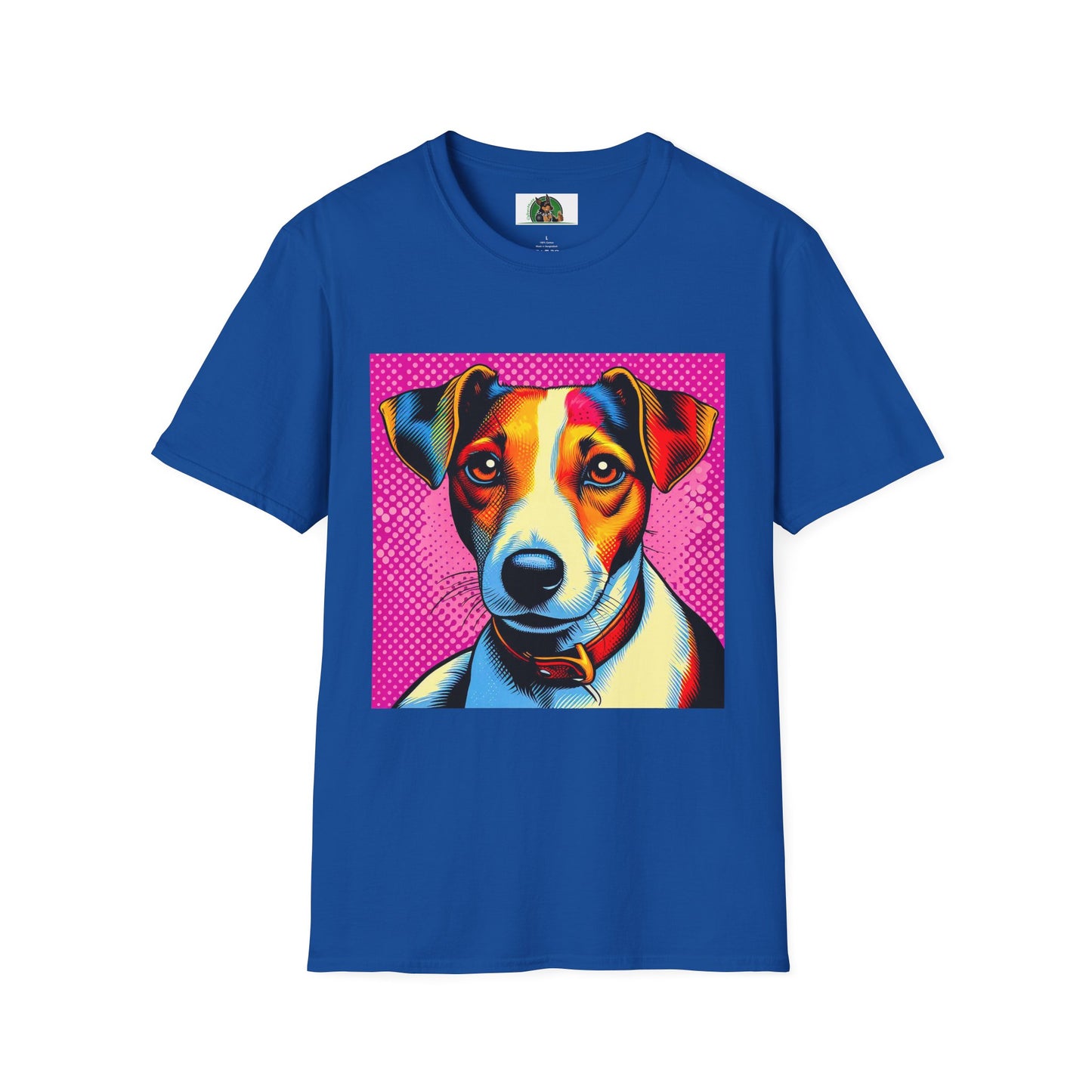 Jack Russell Pink Pop Art T-Shirt Printify S Royal