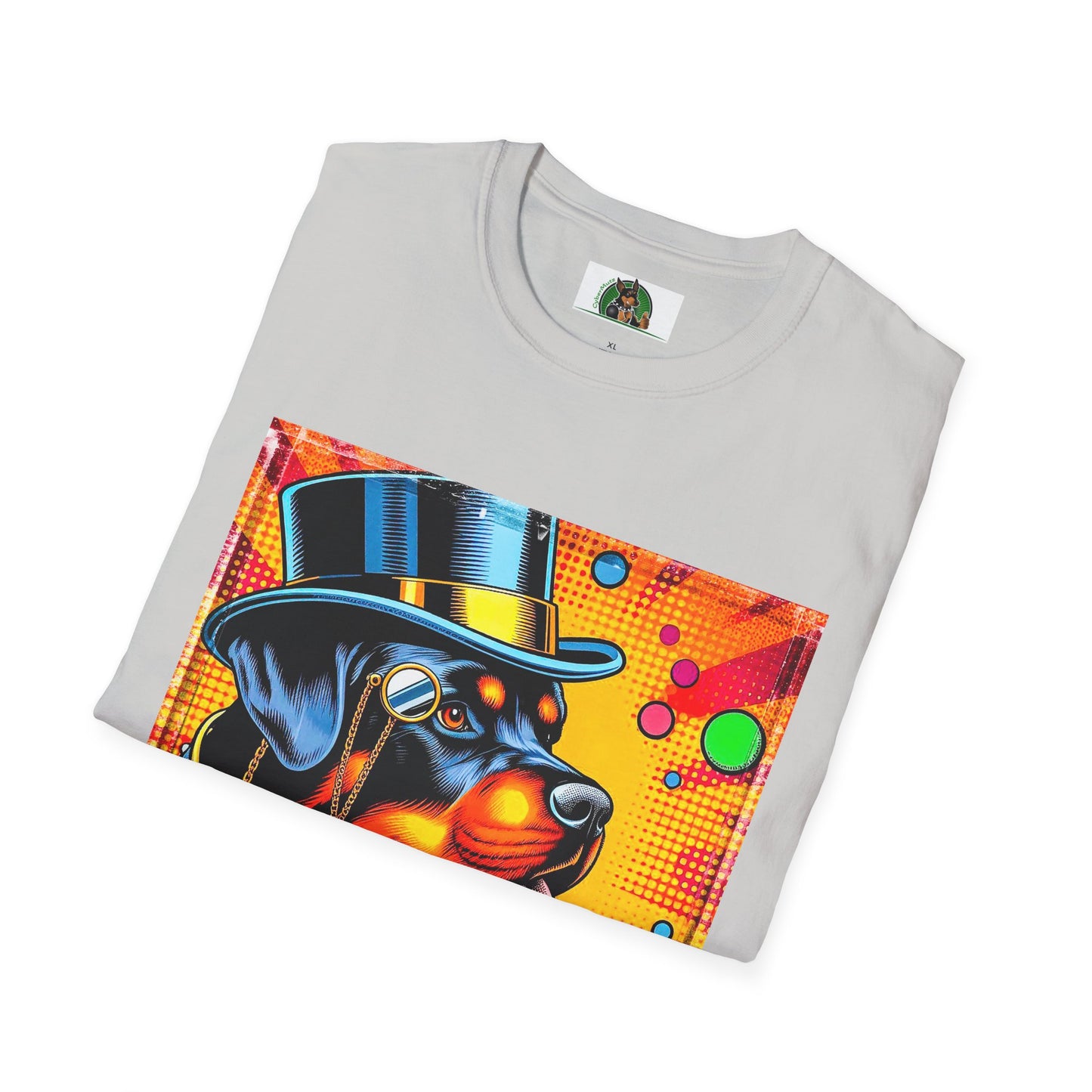 Rottweiler colorful steam punk