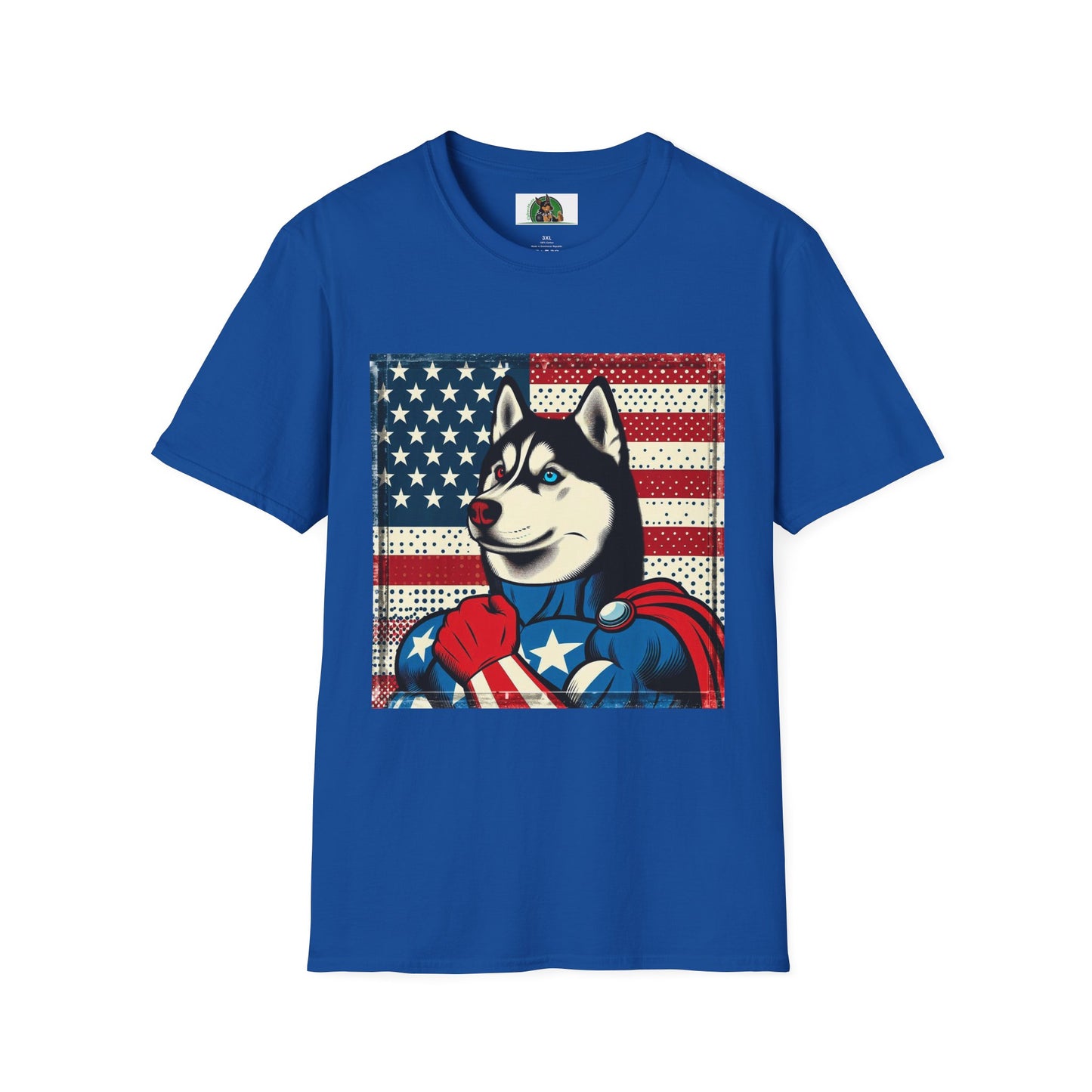 Husky T-Shirt Printify XS Royal 