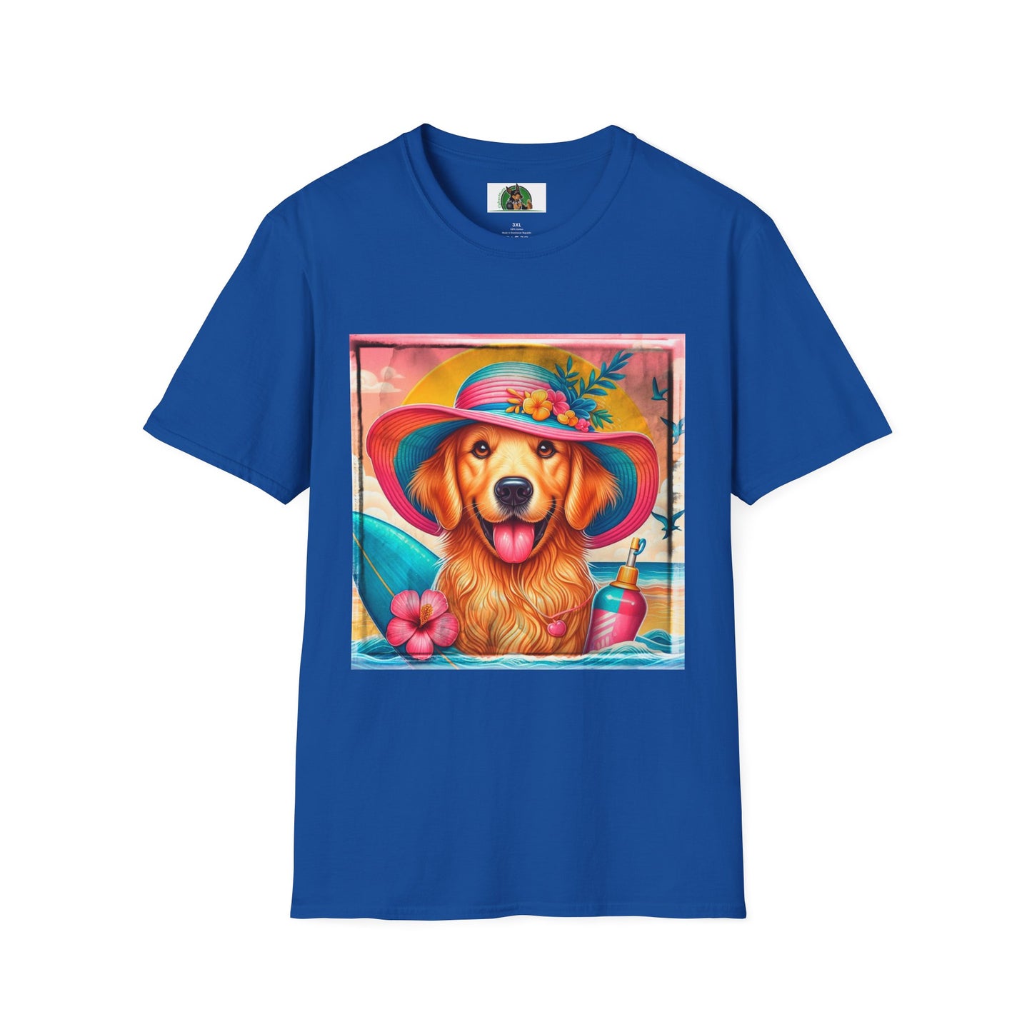 Golden Retriever T-Shirt Printify XS Royal 