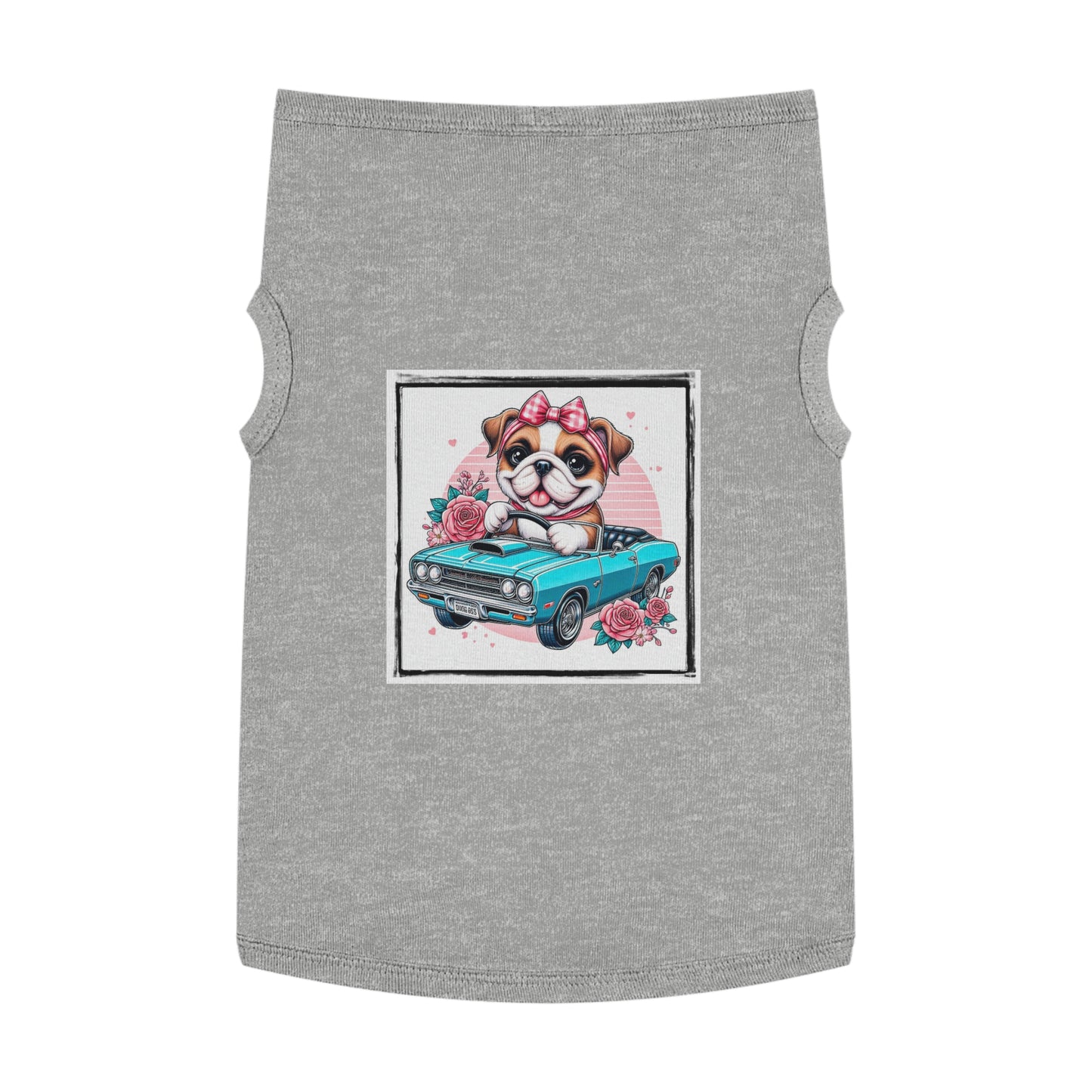 Wacky Pet Tank Top Bulldog Pets Printify XL Heather 