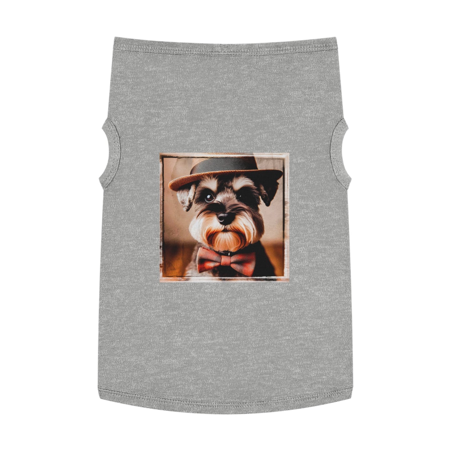 Pet Tank Top Miniature Schnauzer Pets Printify XL Heather 