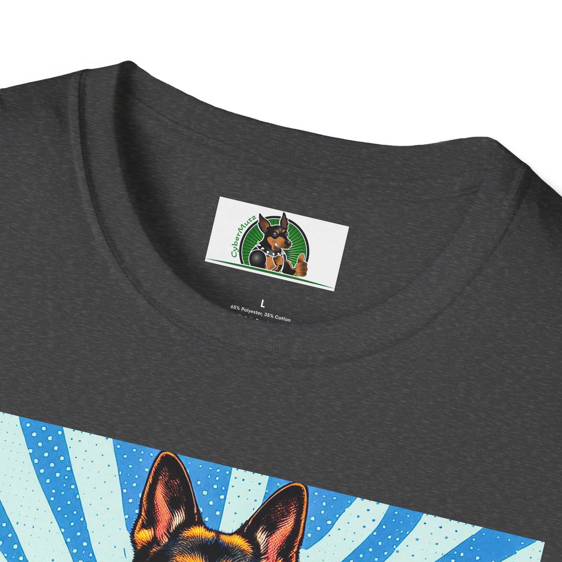 German Shepherd working out shirt T-Shirt Printify