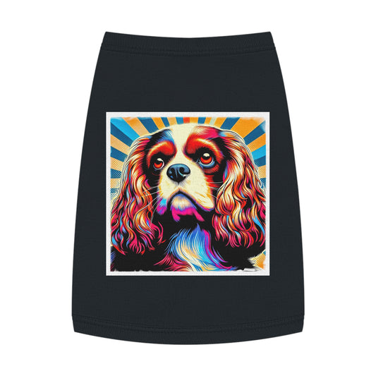 Pet Tank Top Cavalier King Charles Spaniel Pets Printify M Black