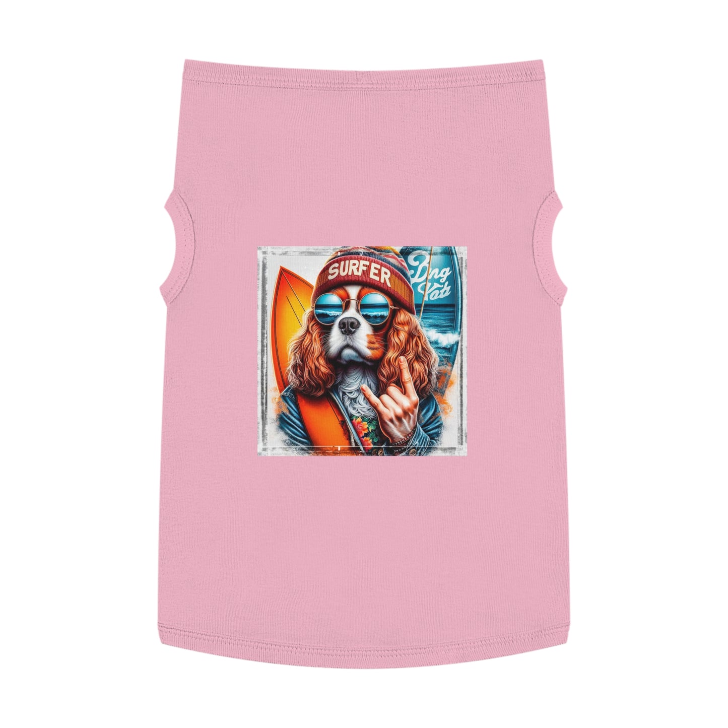 Pet Tank Top Cavalier King Charles Spaniel Pets Printify XL Pink