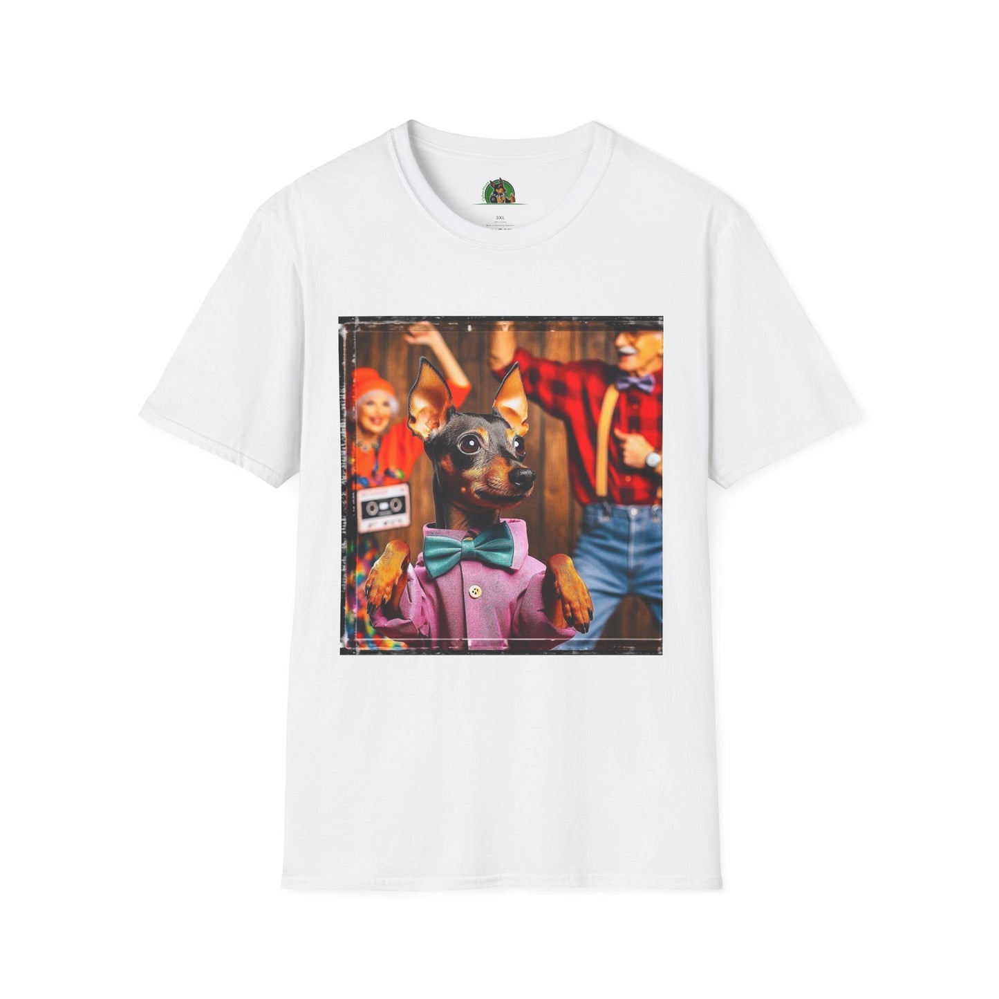 Min Pin T-Shirt T-Shirt Printify XS White 