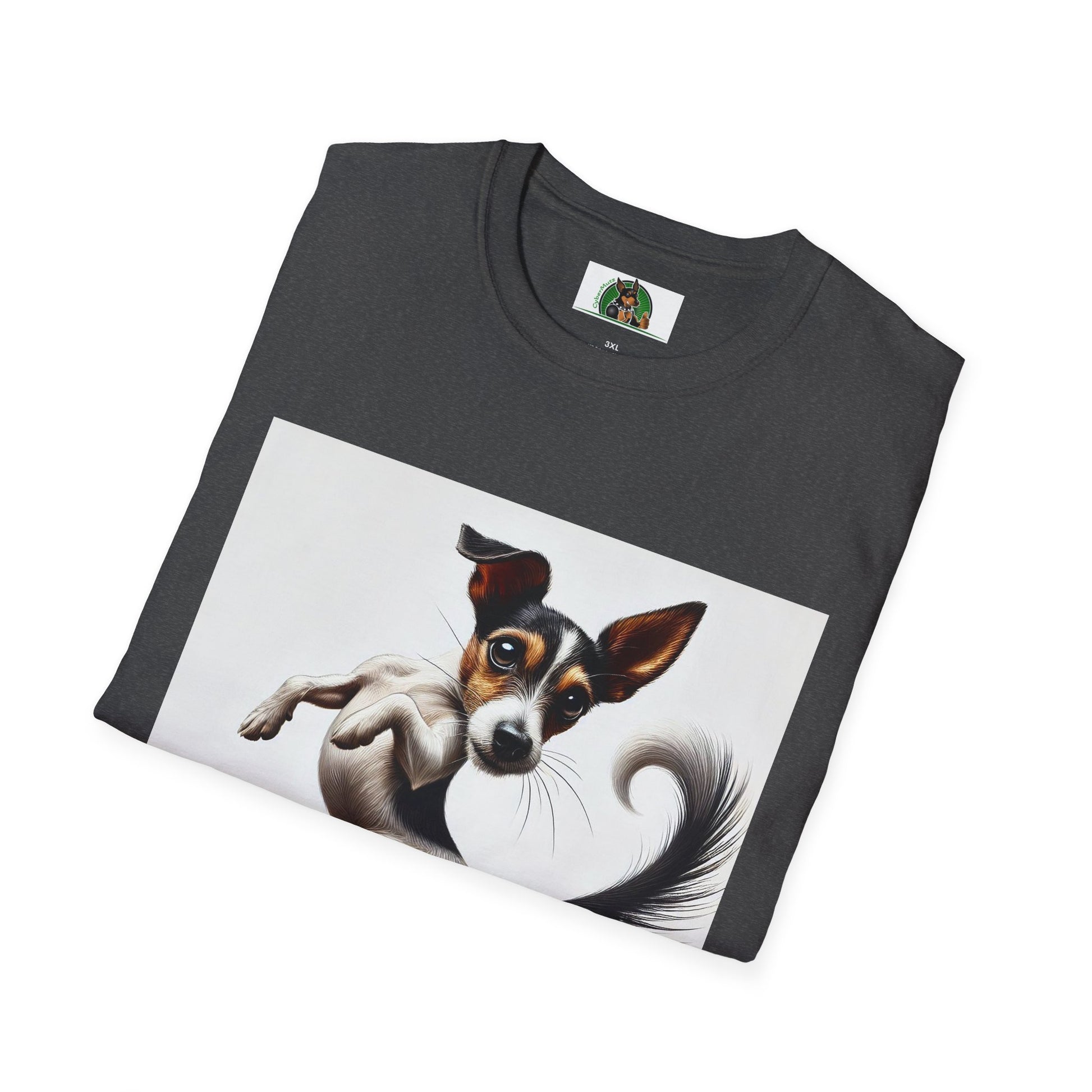 Dancing Rat Terrier T-Shirt T-Shirt Printify