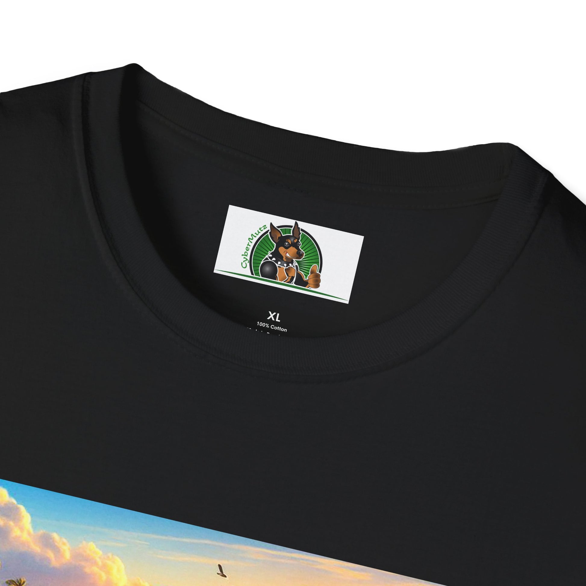 Jack Russell Boogie Boarding T-Shirt Printify