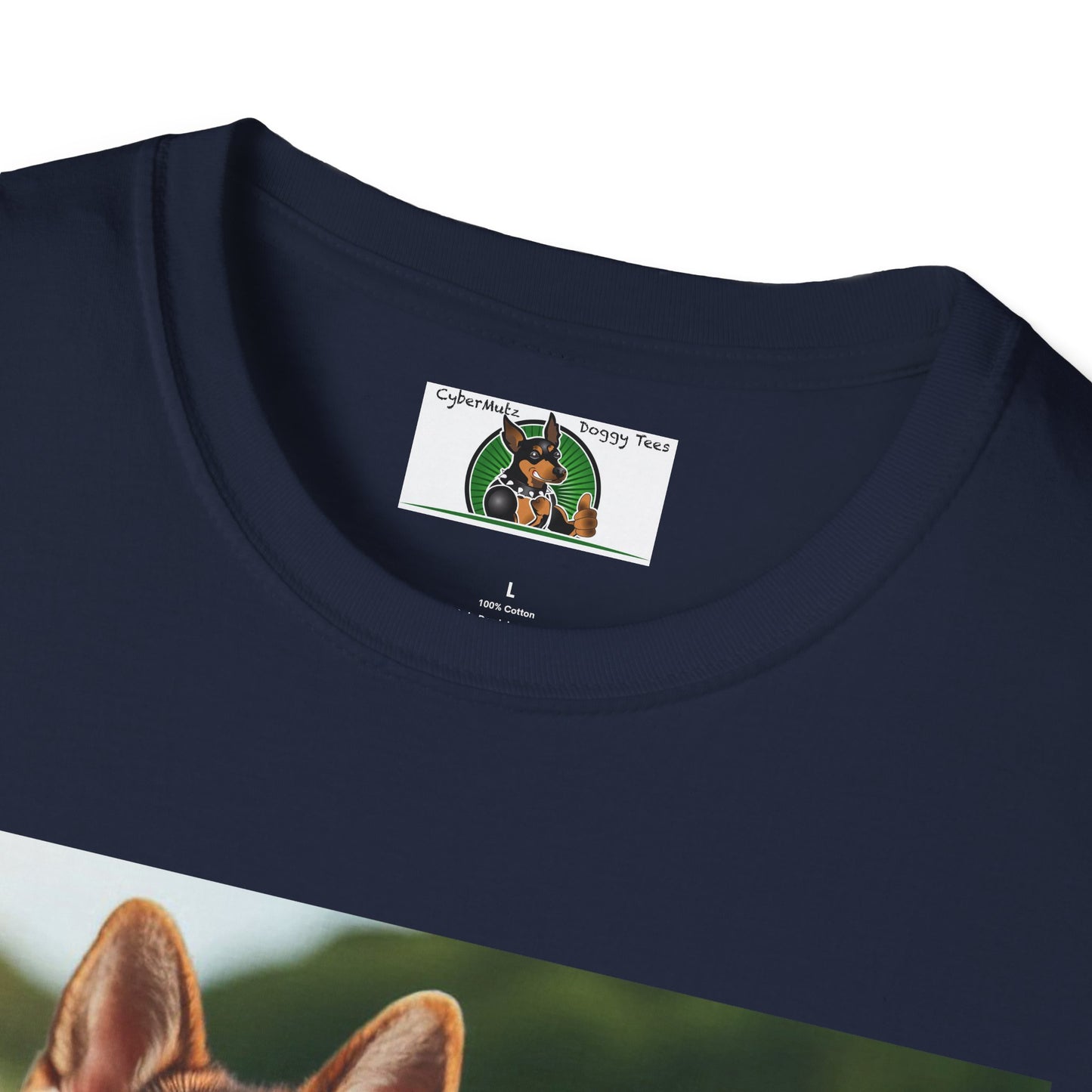 German Shepherd in a Wacky Little Car T-Shirt Printify   