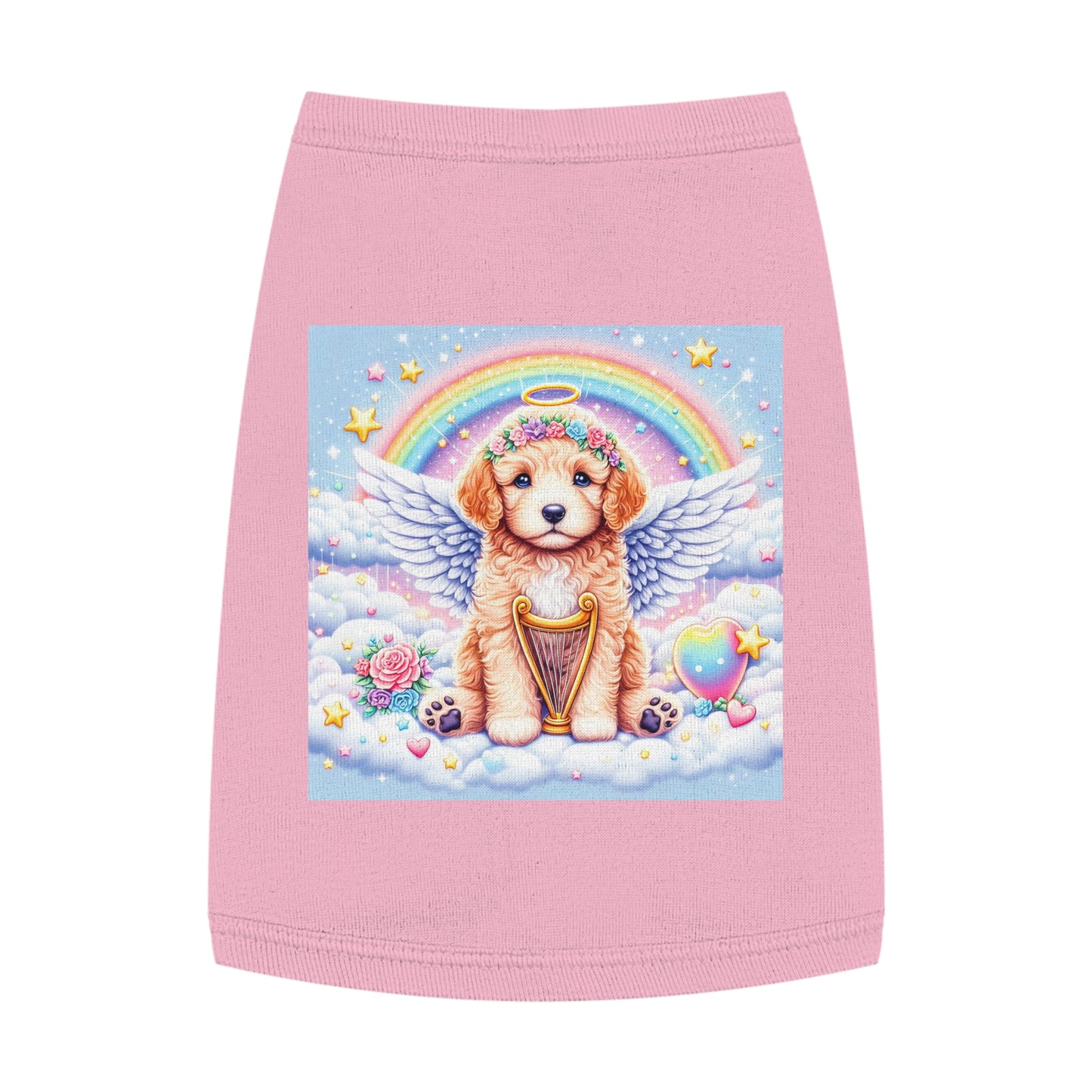 Pet Tank Golden Doodle Pets Printify M Pink