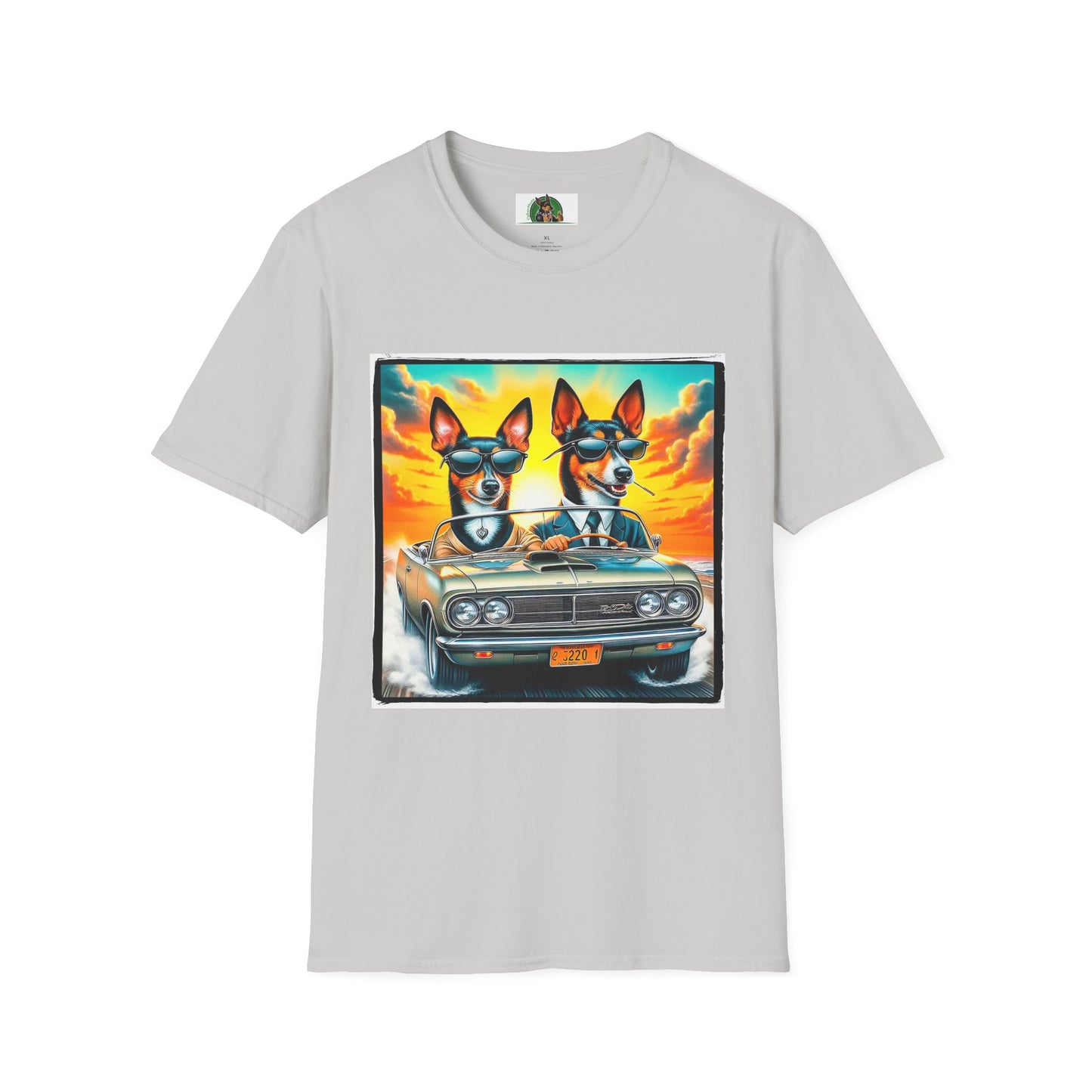 Wacky Rat Terrier T-Shirt T-Shirt Printify S Ice Grey 