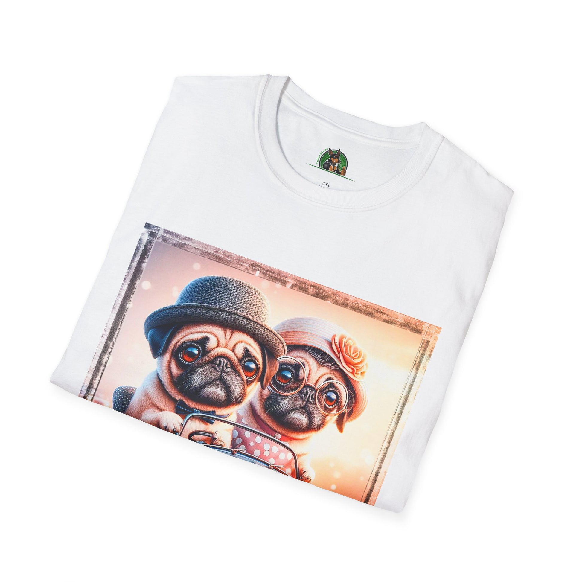 Wacky Pugs T-Shirt Printify   