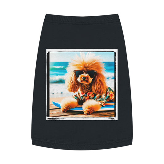 Pet Tank Top Poodle Pets Printify M Black 