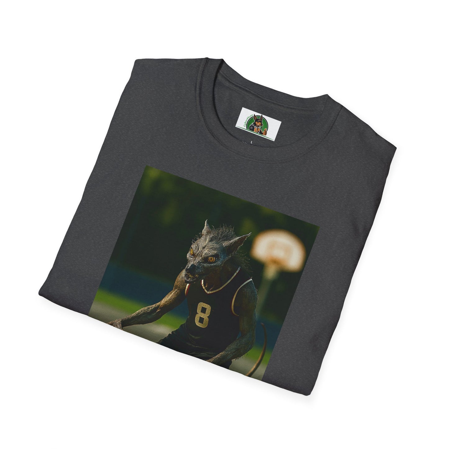 Chupacabra Basketball T-Shirt Sports T-Shirt Printify