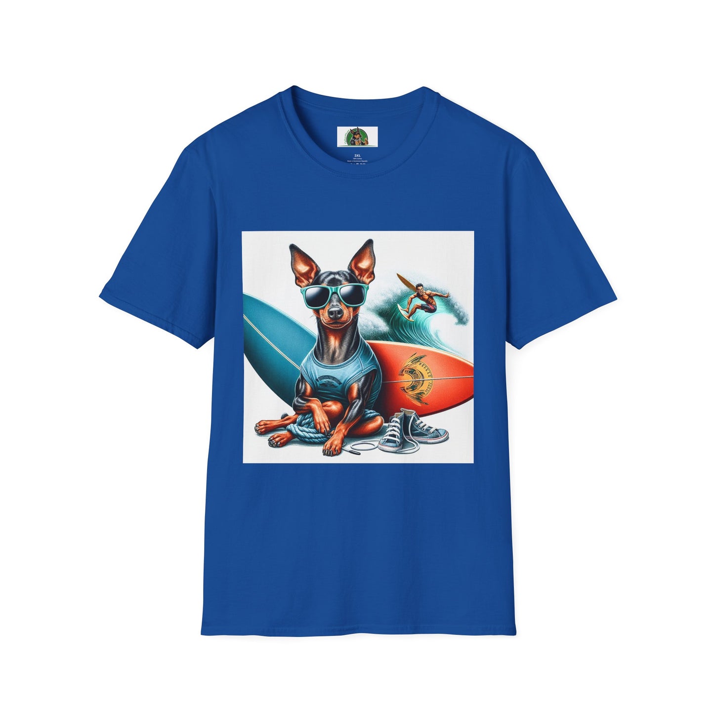 Min Pin T-Shirt T-Shirt Printify XS Royal 