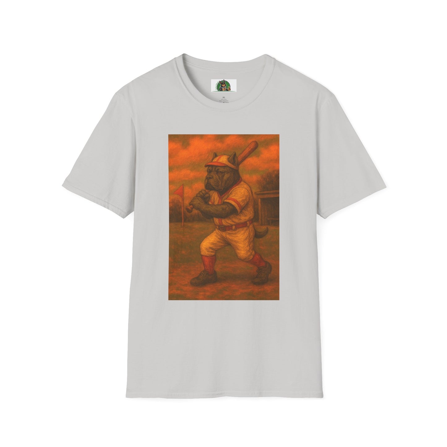 Cane Corso Sports T-Shirt Baseball T-Shirt Printify Ice Grey S