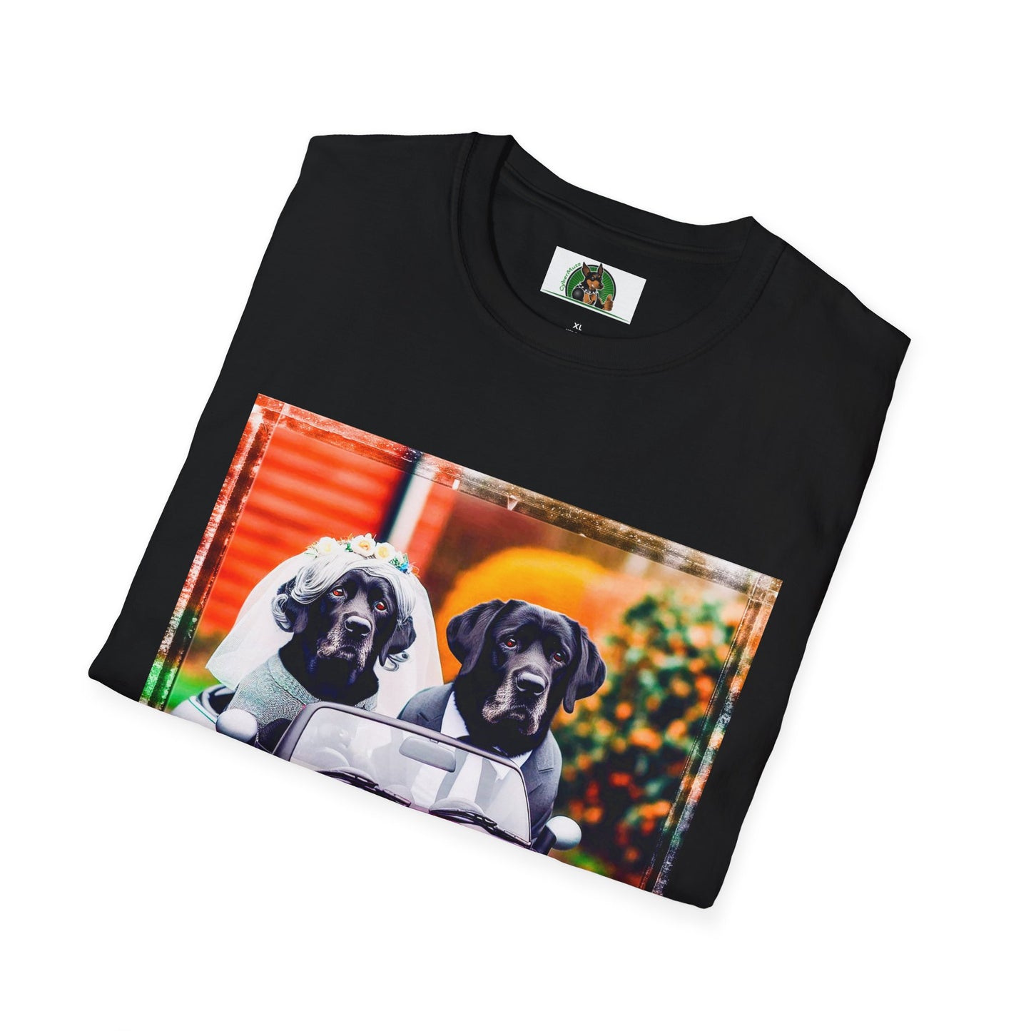 Wacky Labrador Retriever T-Shirt Printify   